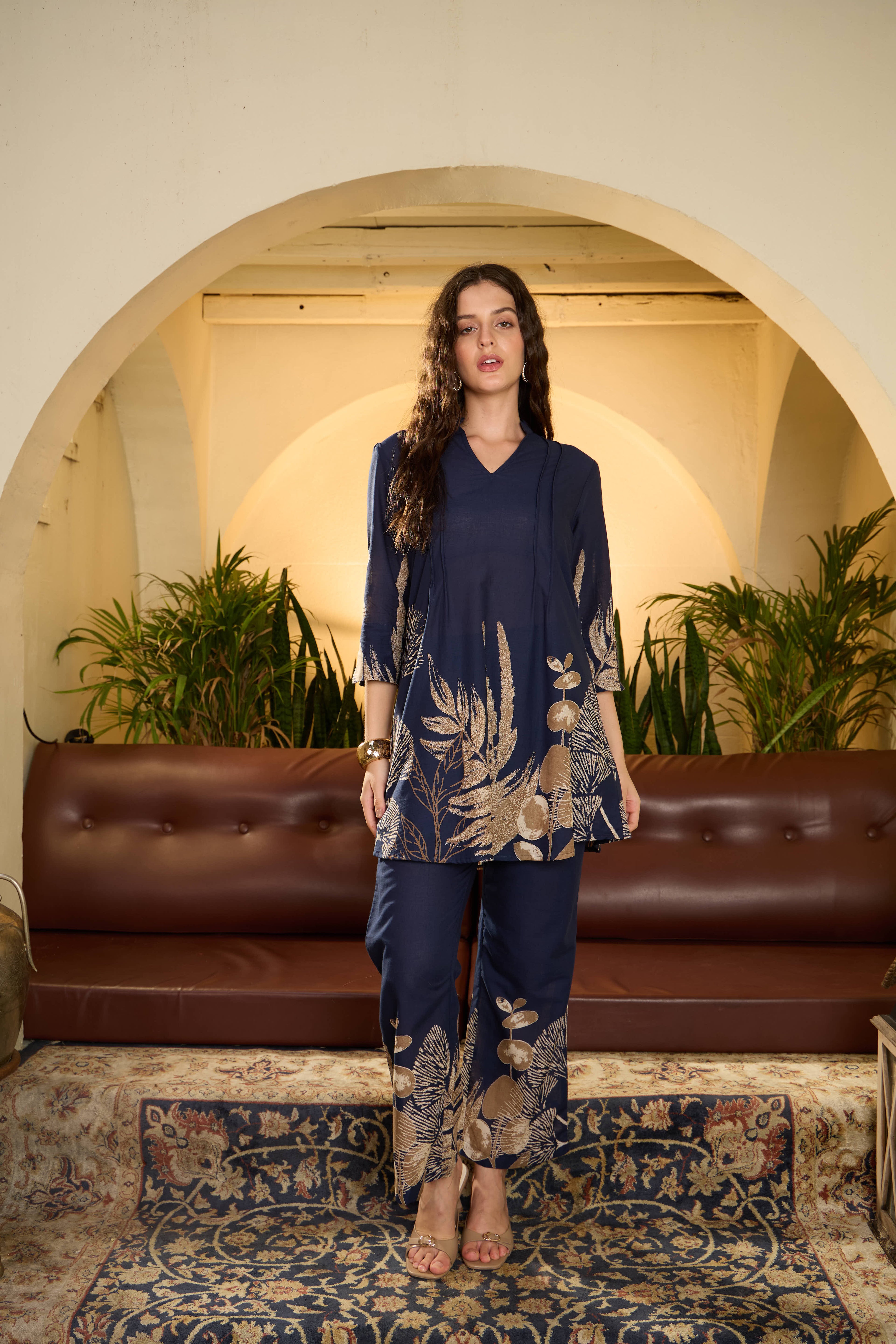 IMANA Women Cotton Printed Co-Ord Set