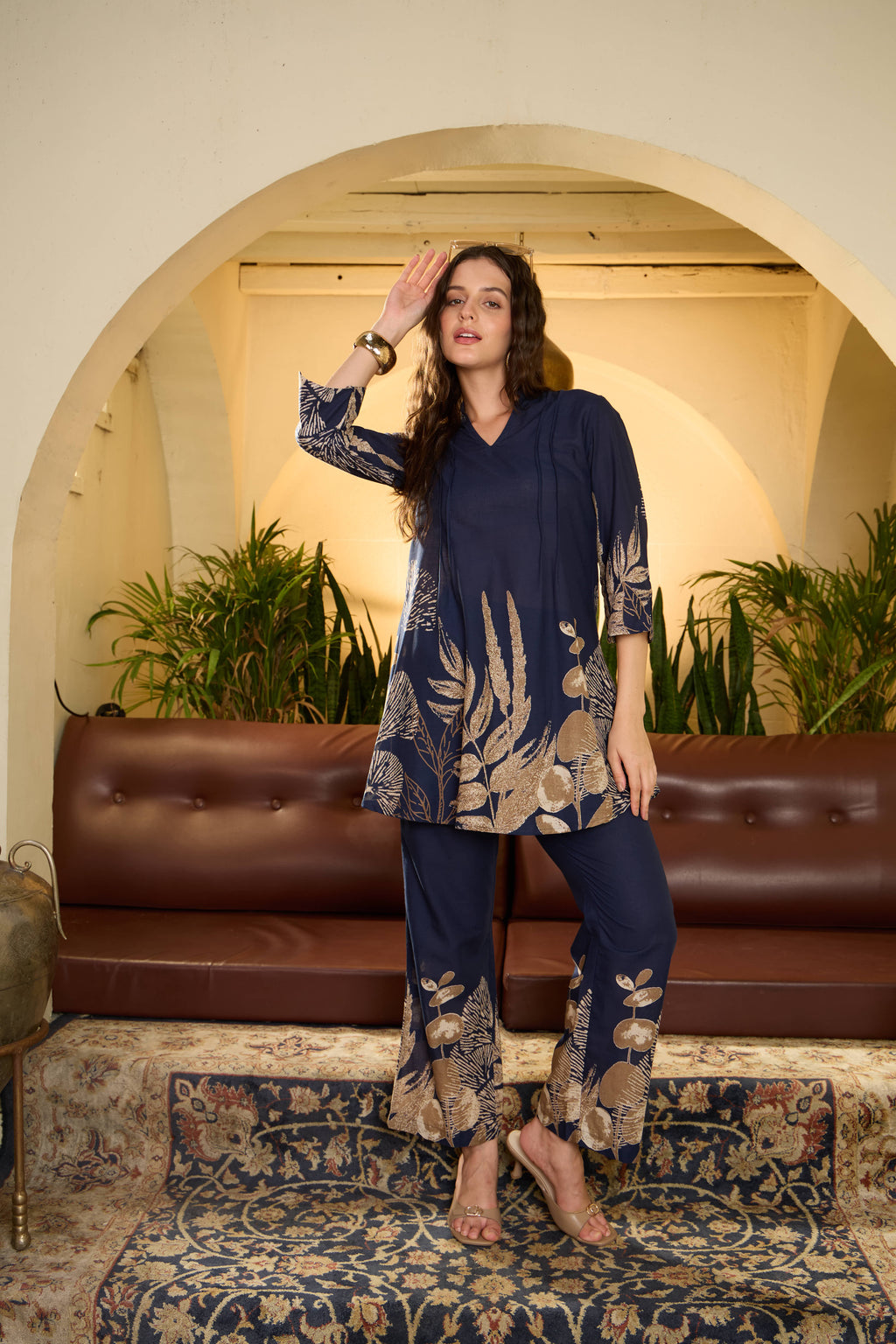IMANA Women Cotton Printed Co-Ord Set