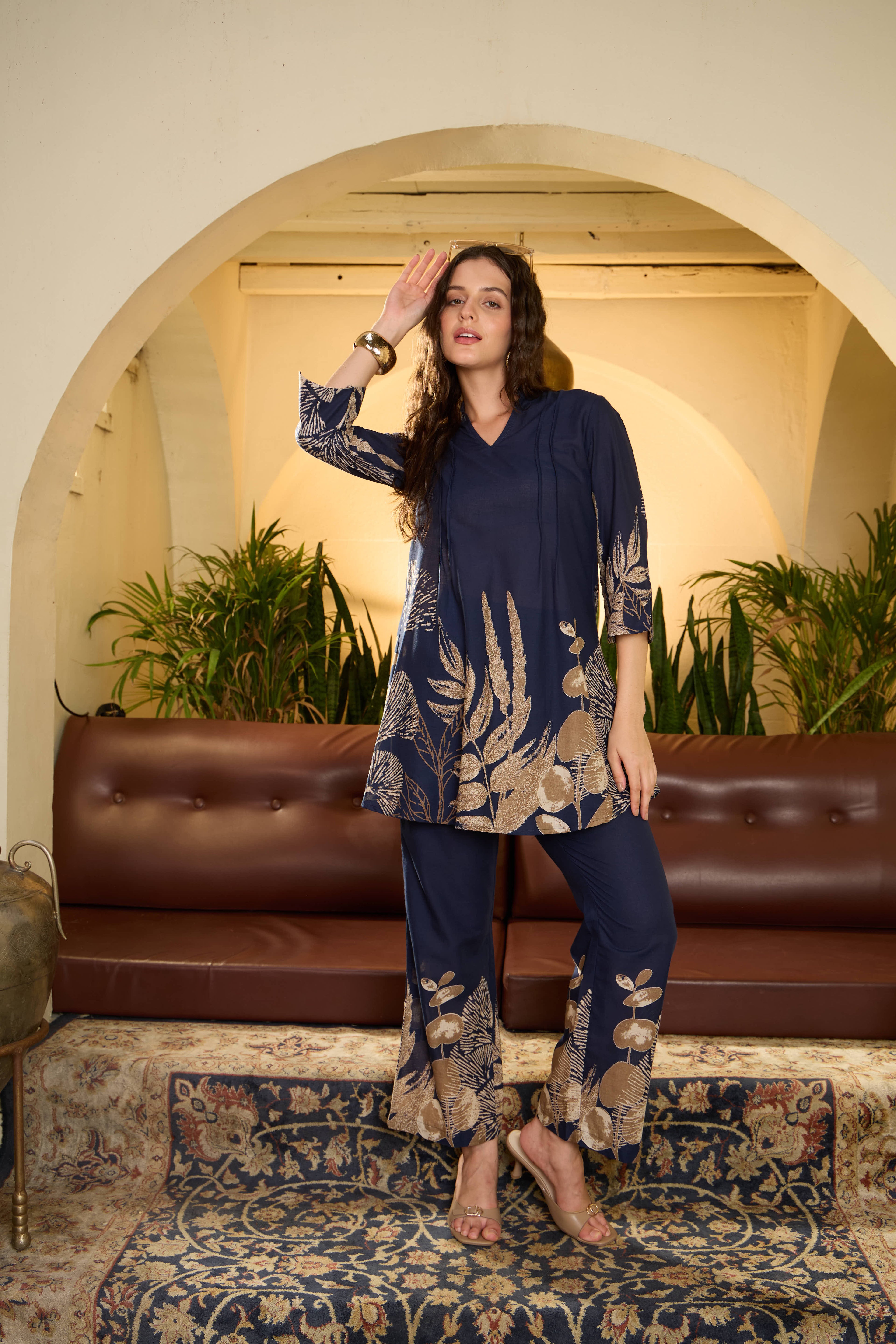 IMANA Women Cotton Printed Co-Ord Set