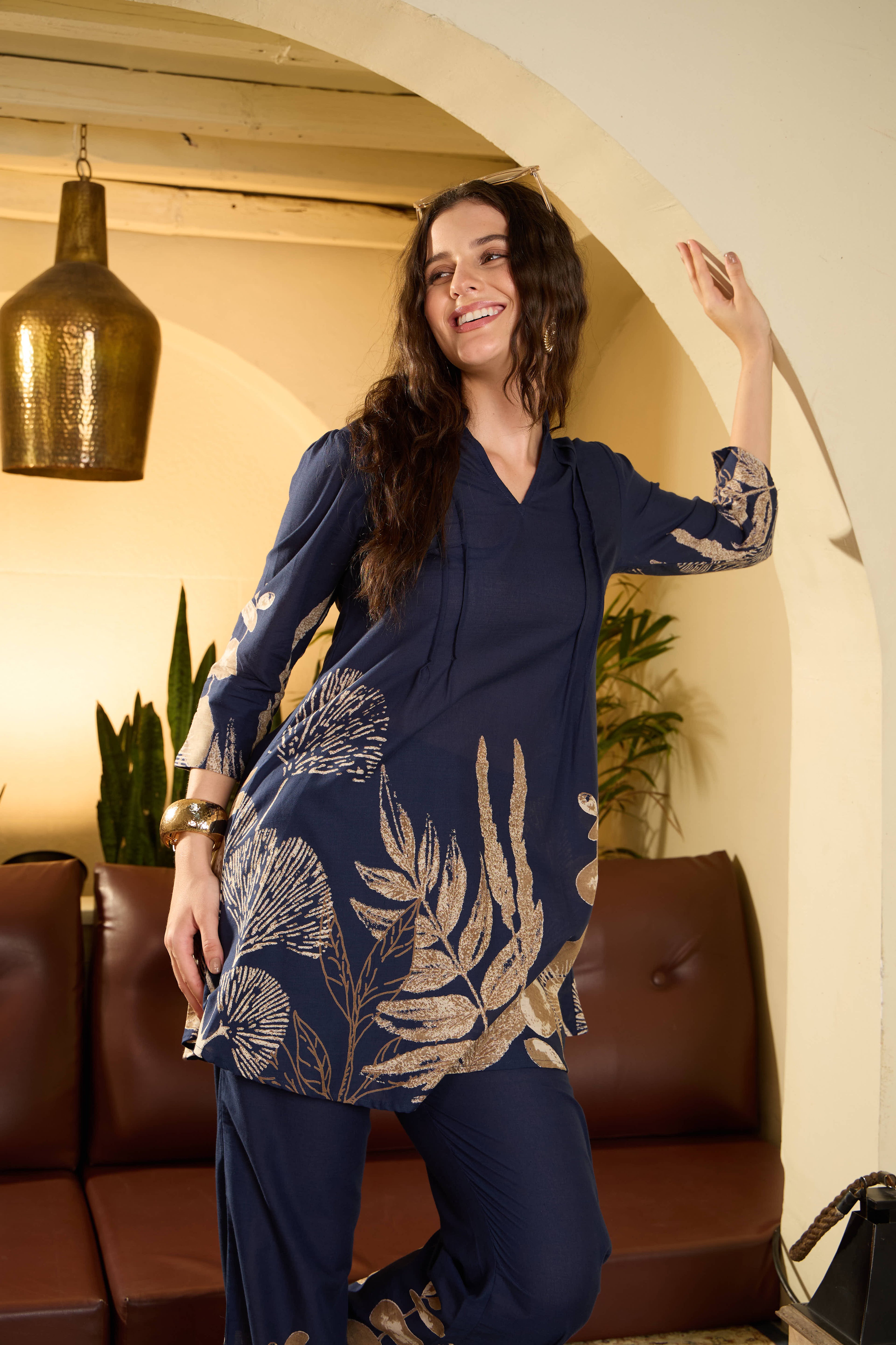 IMANA Women Cotton Printed Co-Ord Set