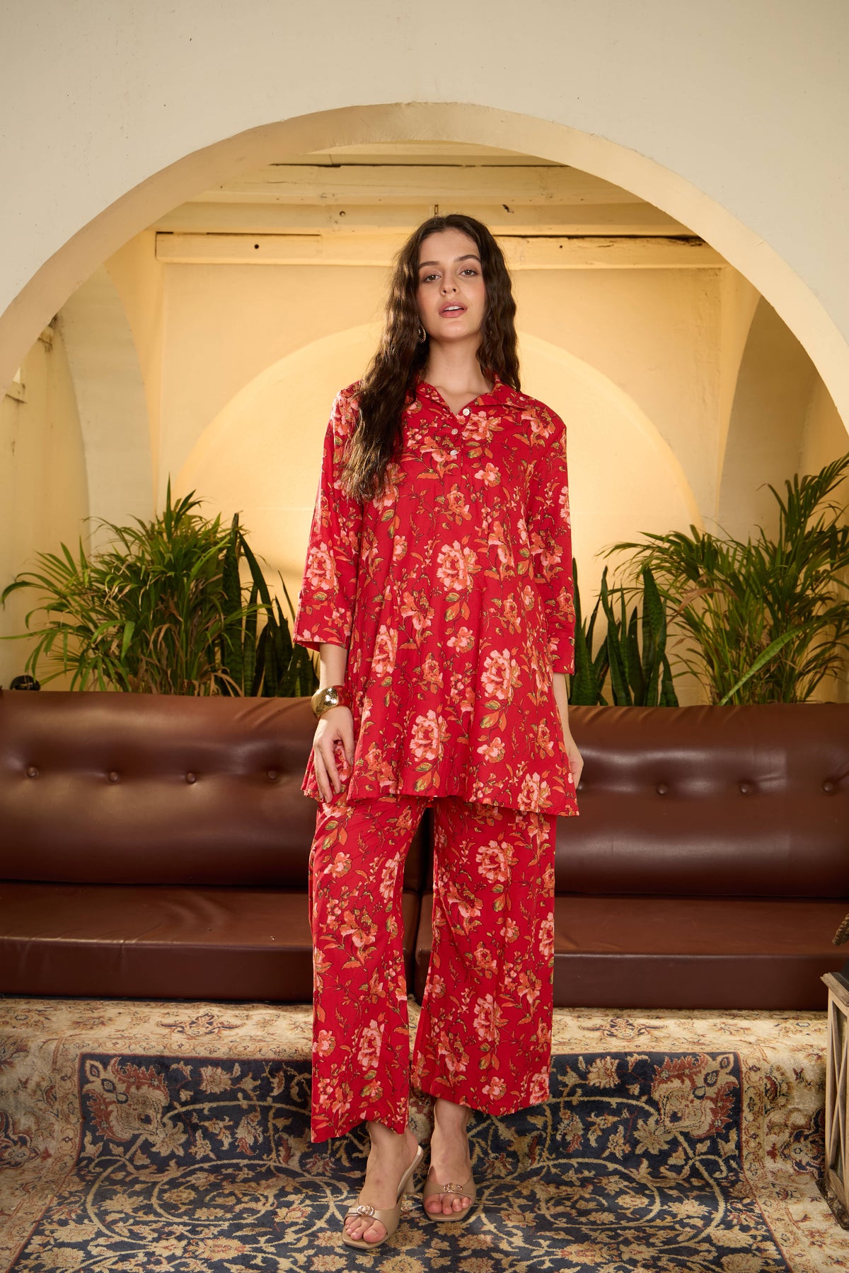 IMANA Women Cotton Printed Co-Ord Set