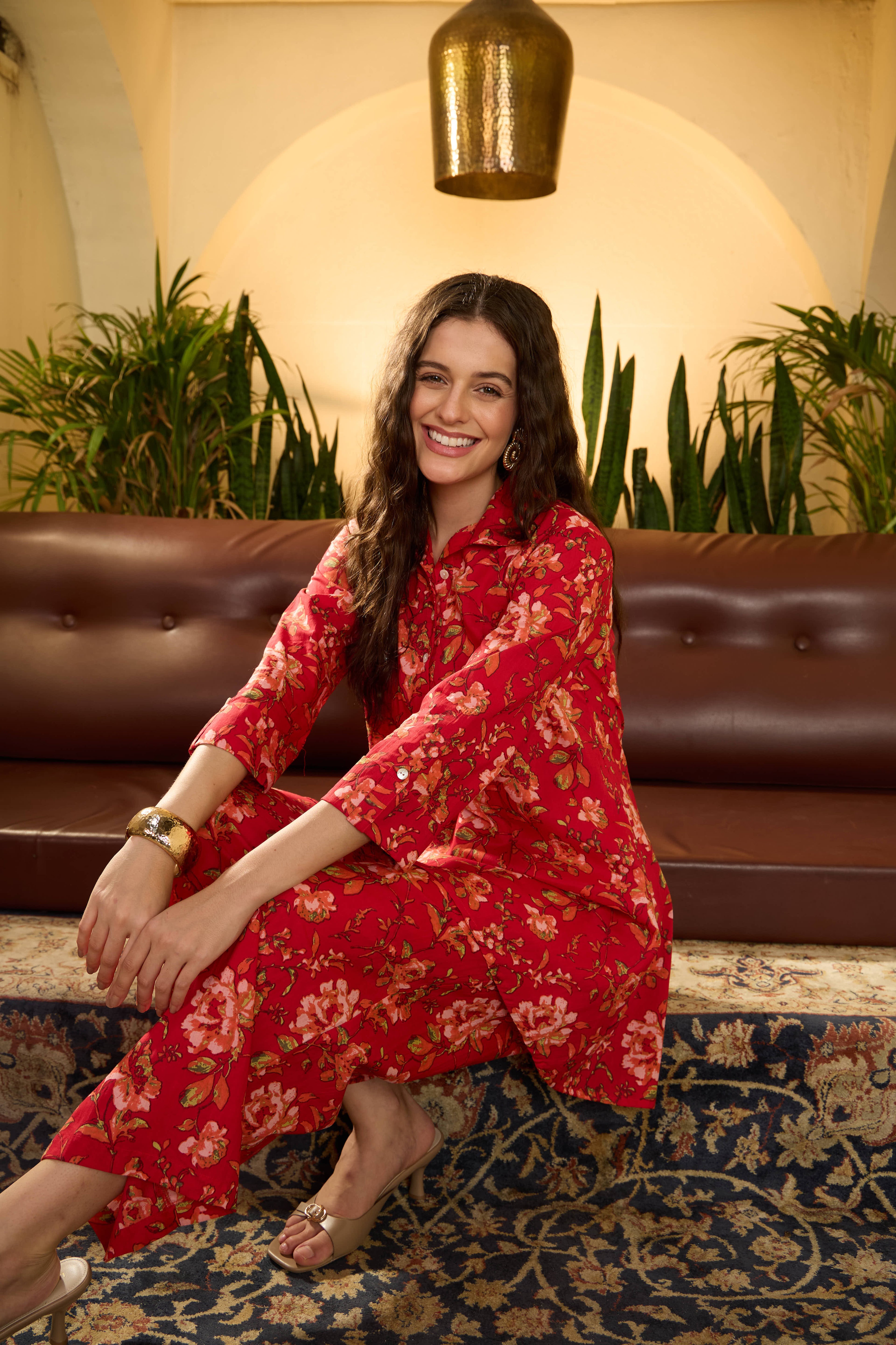 IMANA Women Cotton Printed Co-Ord Set