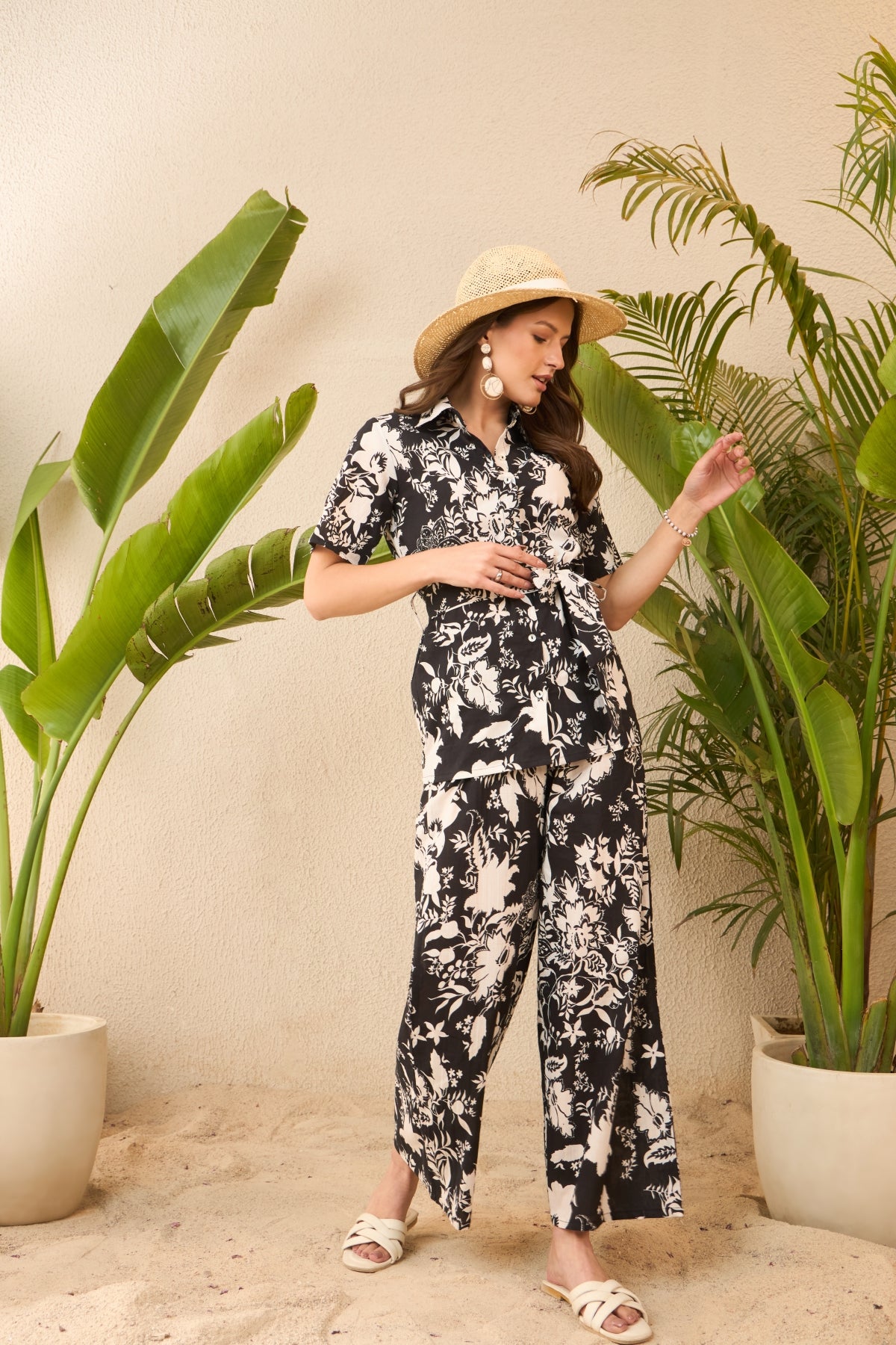 IMANA Women Cotton Printed Co-Ord Set