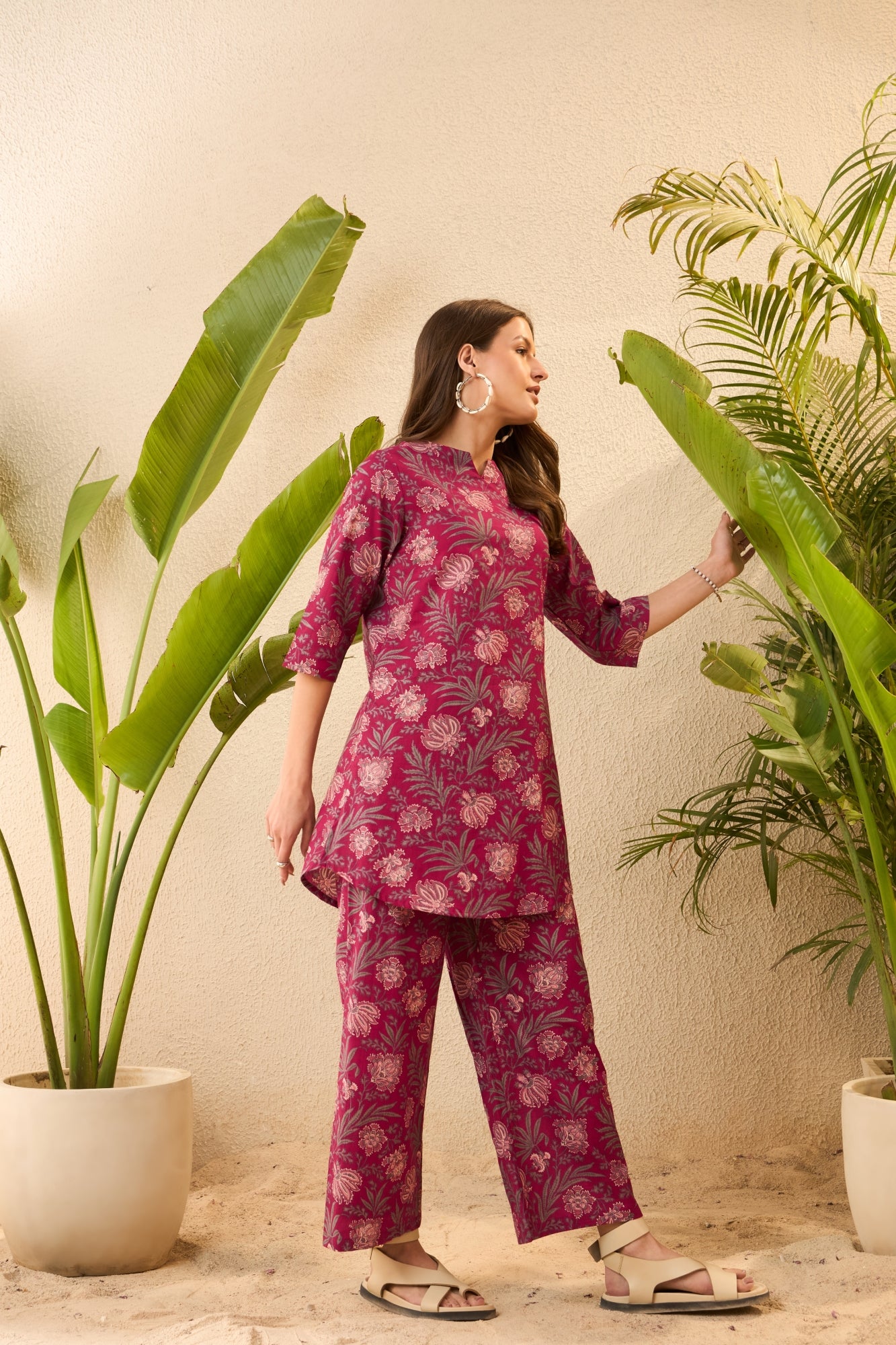 IMANA Women Cotton Printed Co-Ord Set
