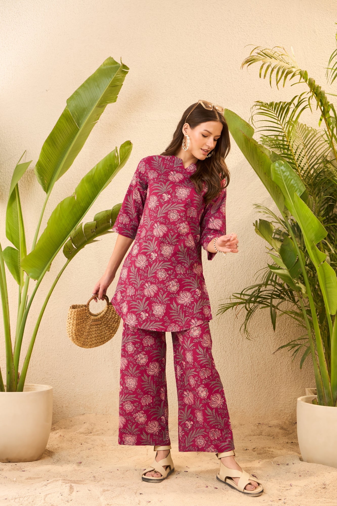 IMANA Women Cotton Printed Co-Ord Set