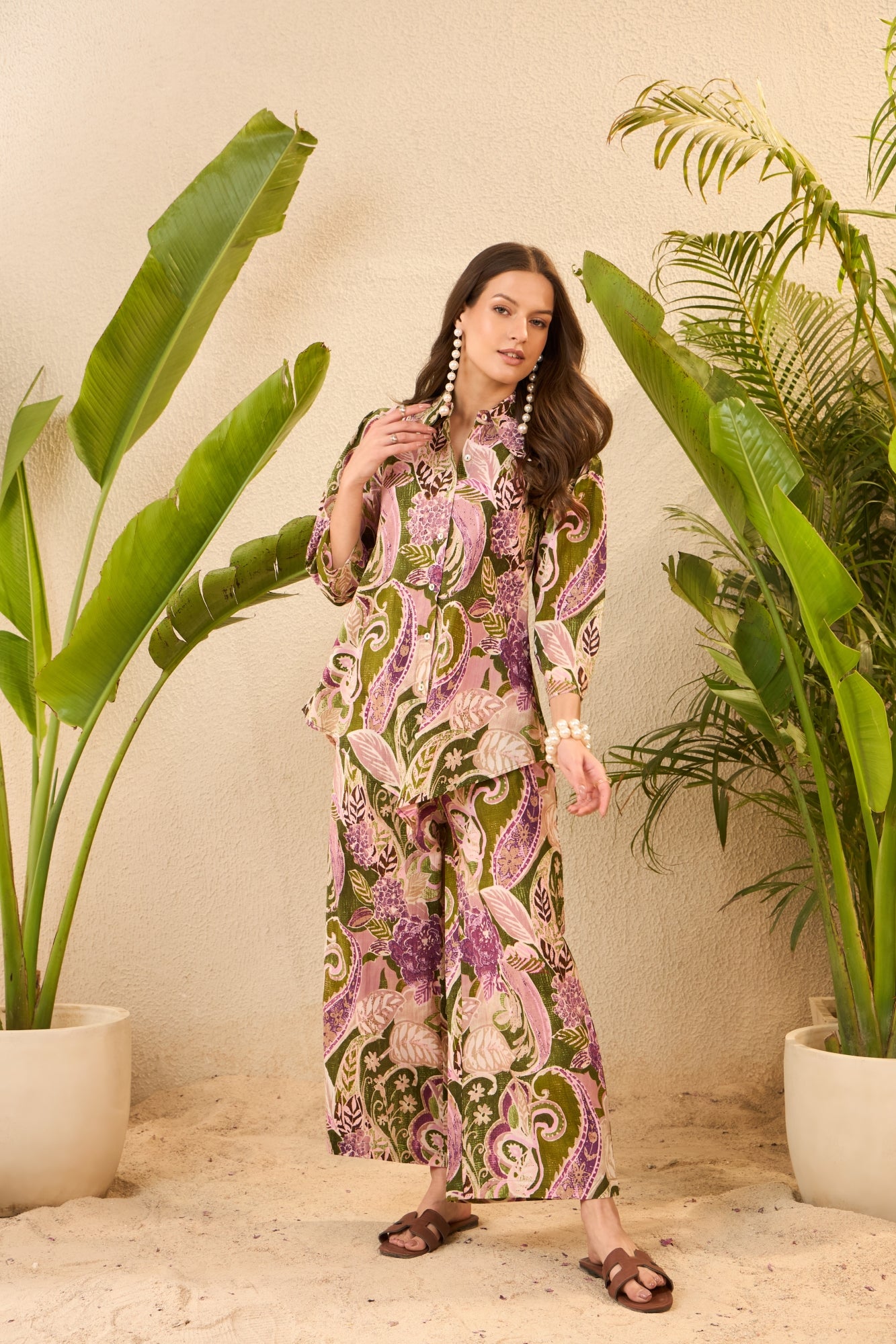 IMANA Women Cotton Printed Co-Ord Set