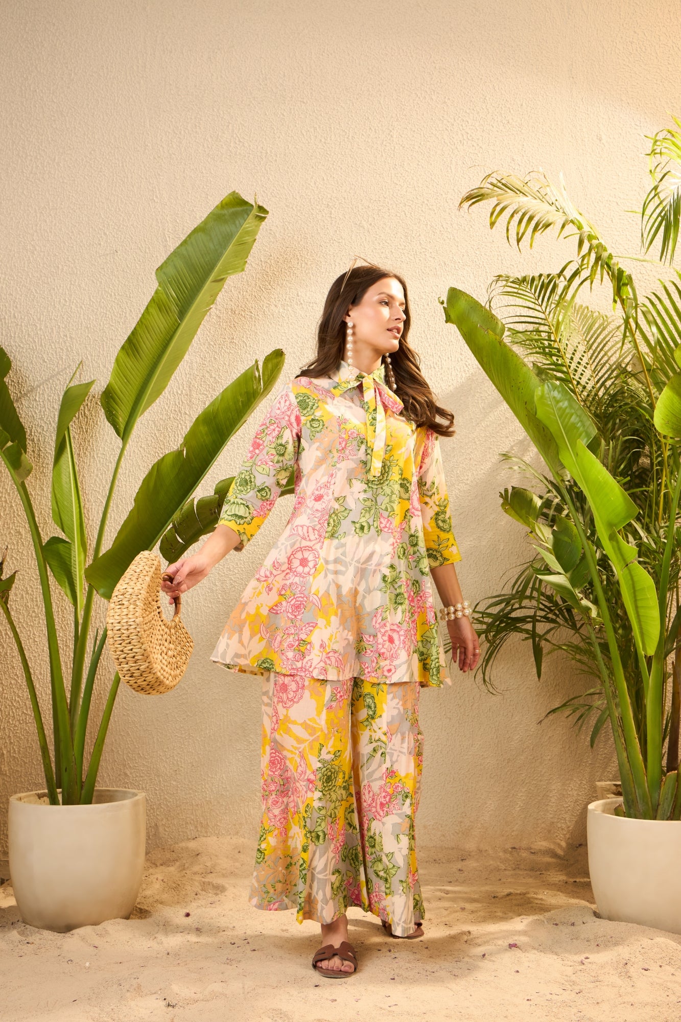 IMANA Women Cotton Printed Co-Ord Set