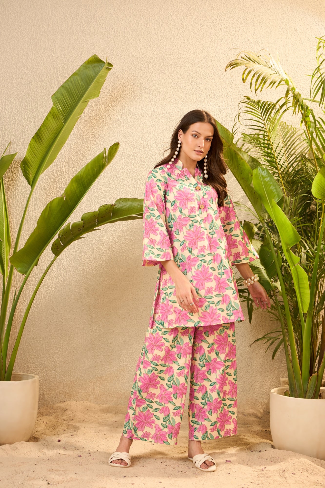 IMANA Women Cotton Printed Co-Ord Set