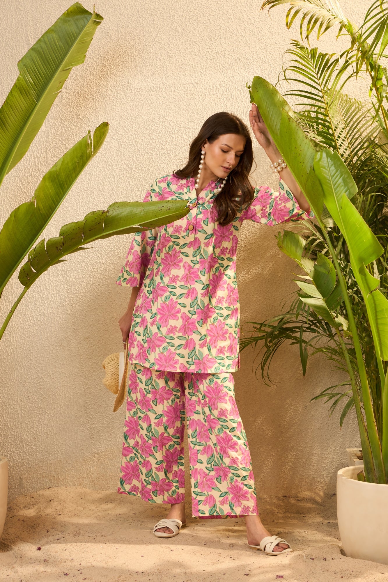 IMANA Women Cotton Printed Co-Ord Set