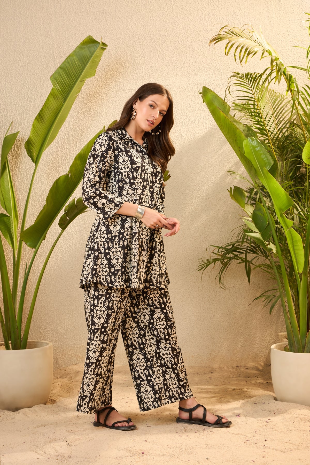 IMANA Women Cotton Printed Co-Ord Set