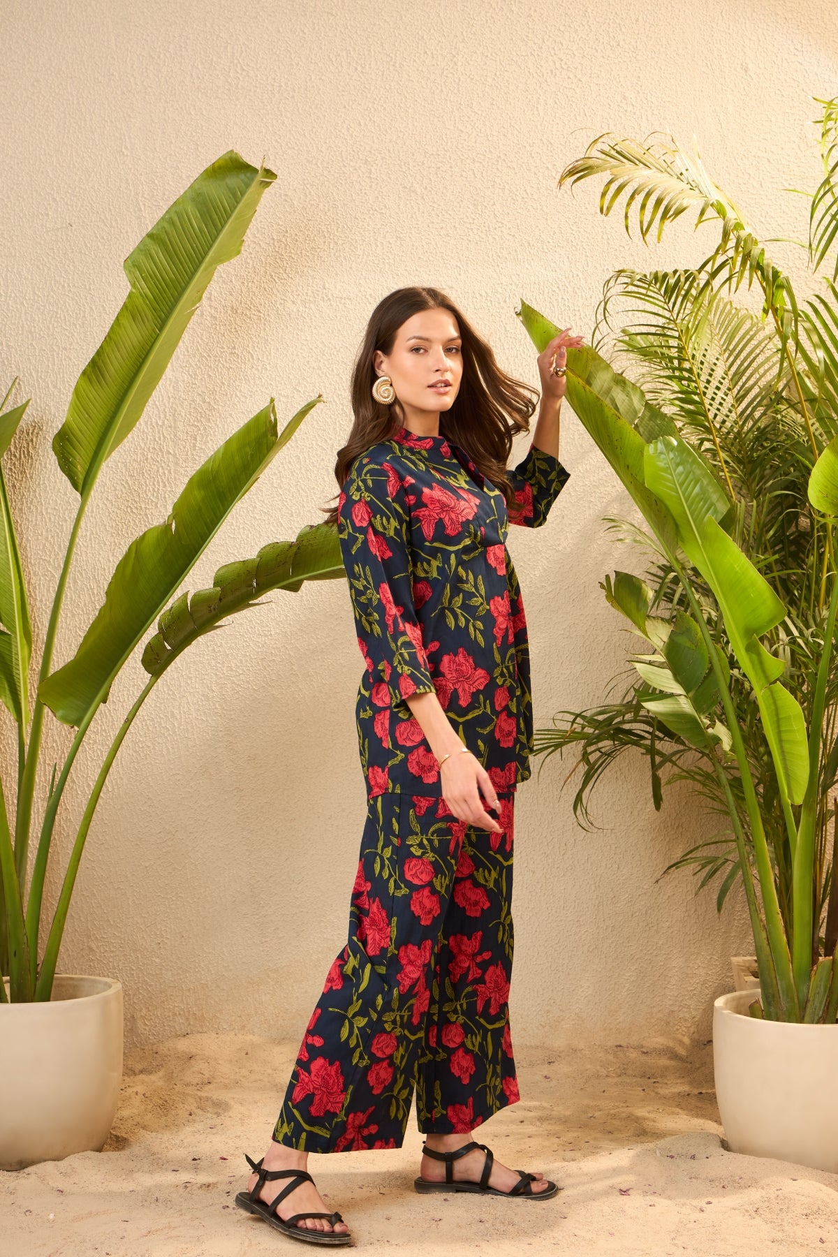 IMANA Women Cotton Printed Co-Ord Set
