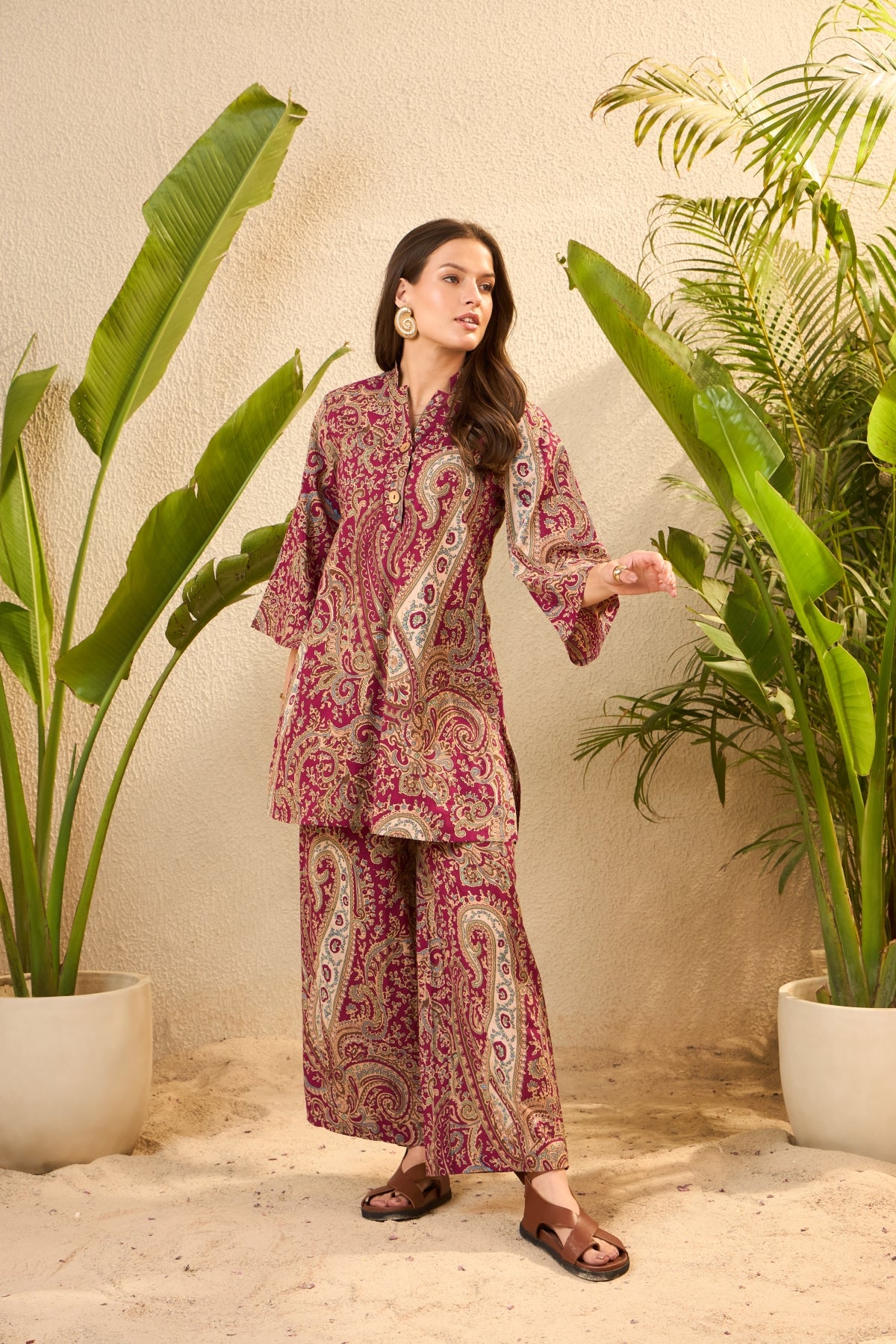 IMANA Women Cotton Printed Co-Ord Set