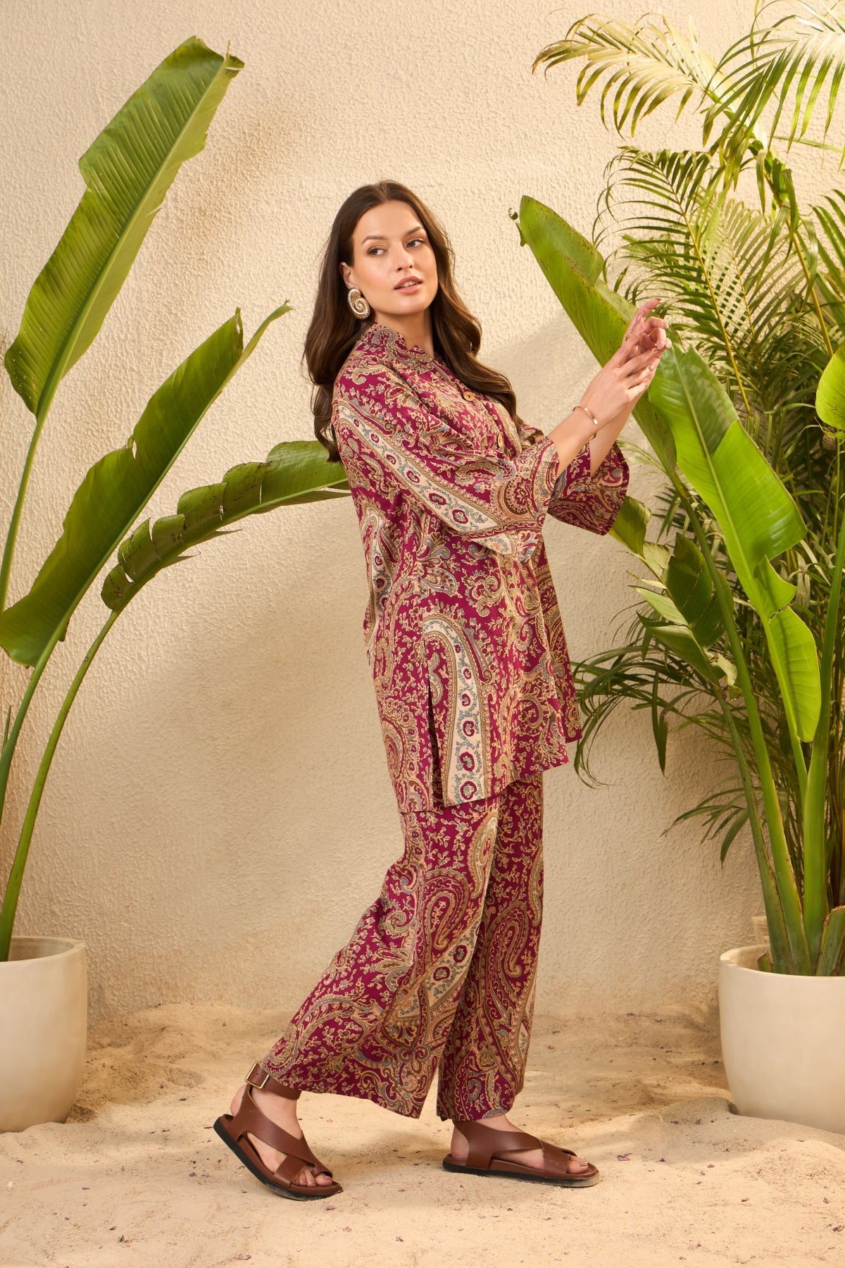 IMANA Women Cotton Printed Co-Ord Set
