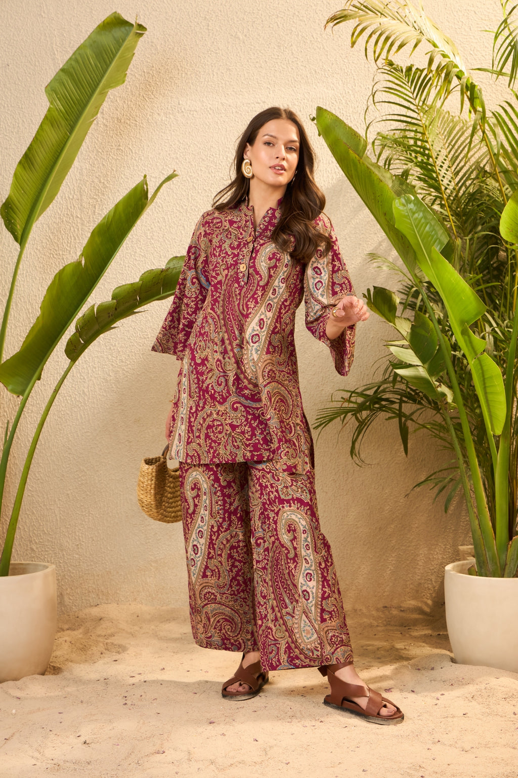 IMANA Women Cotton Printed Co-Ord Set