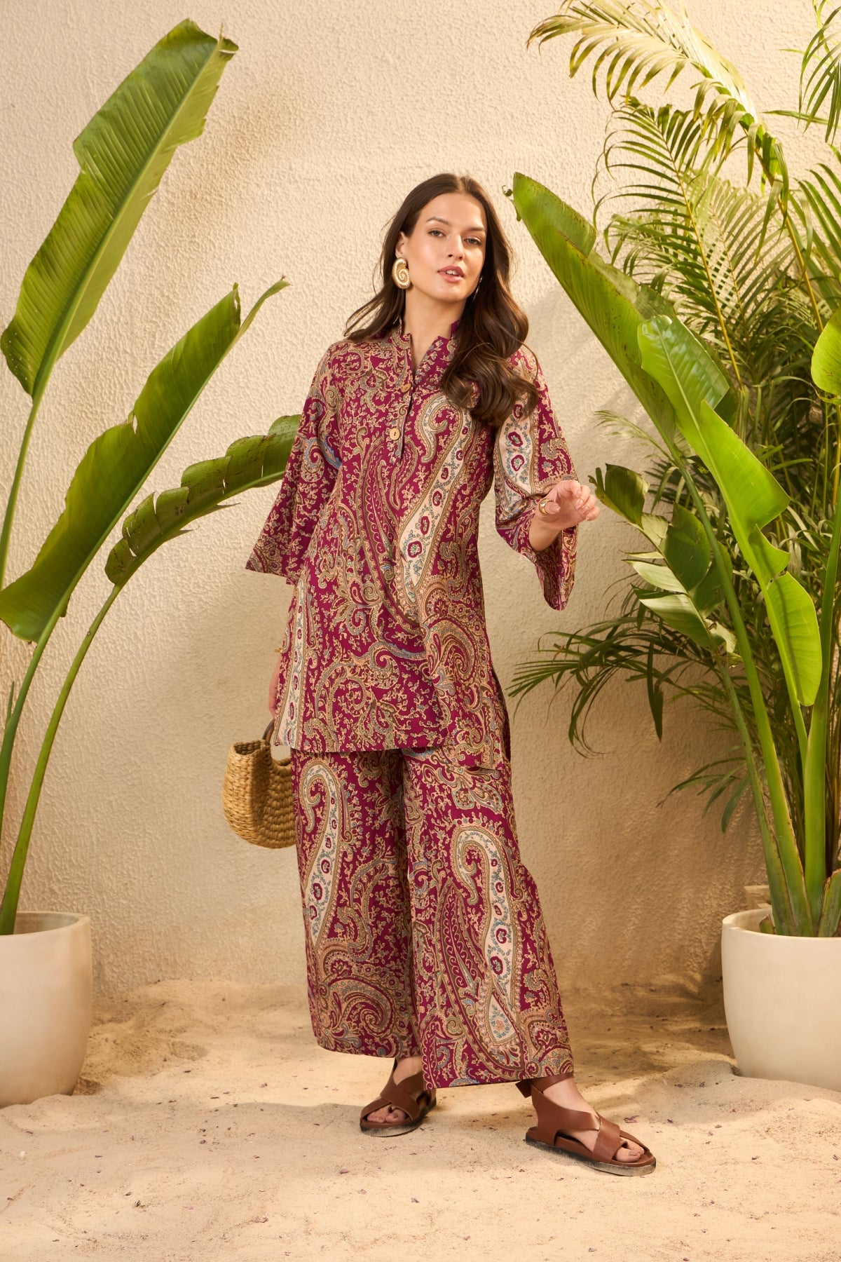 IMANA Women Cotton Printed Co-Ord Set