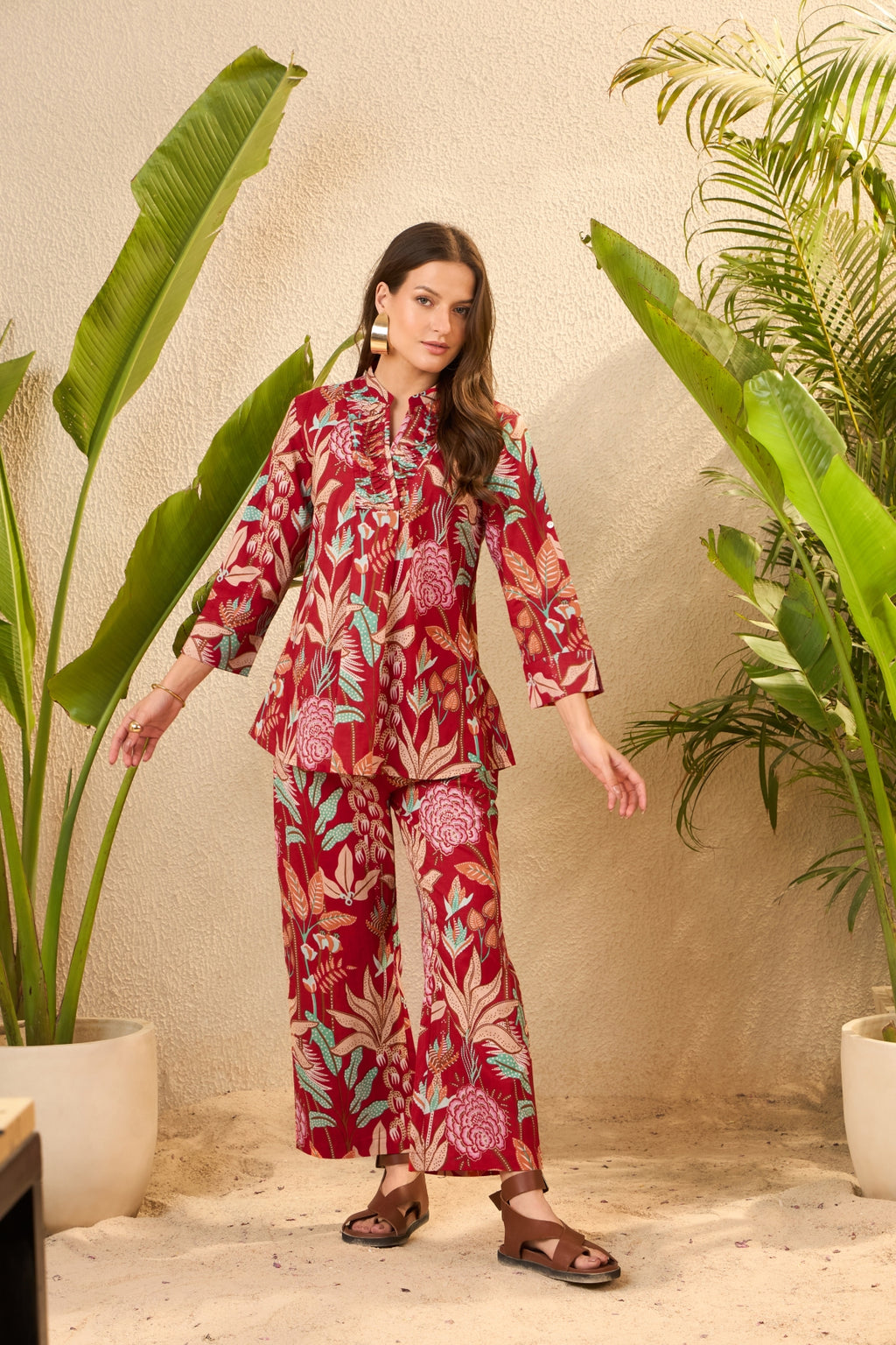 IMANA Women Cotton Printed Co-Ord Set