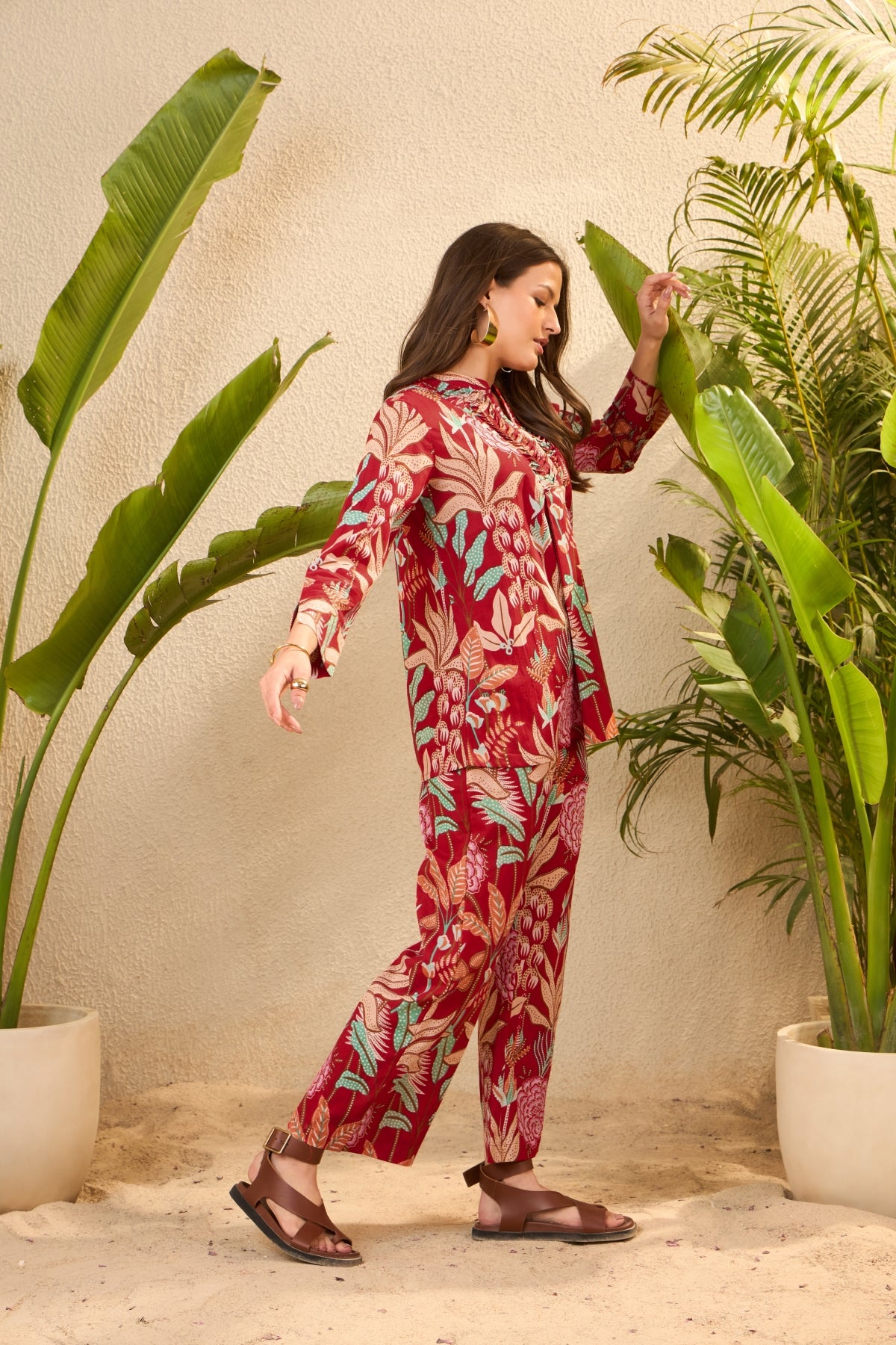 IMANA Women Cotton Printed Co-Ord Set