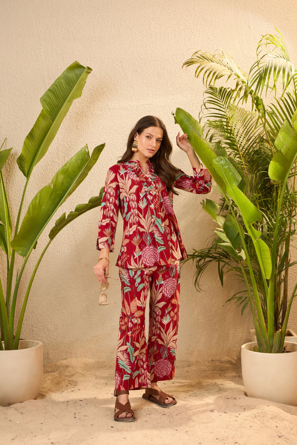 IMANA Women Cotton Printed Co-Ord Set