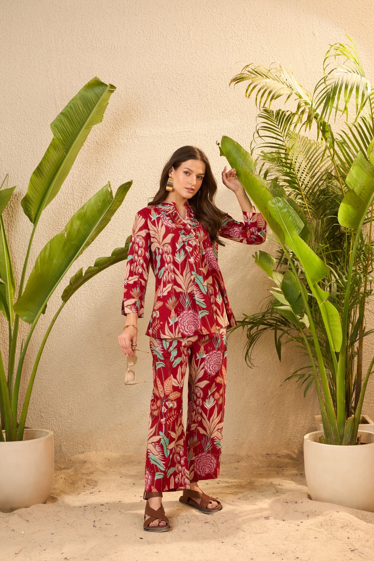 IMANA Women Cotton Printed Co-Ord Set