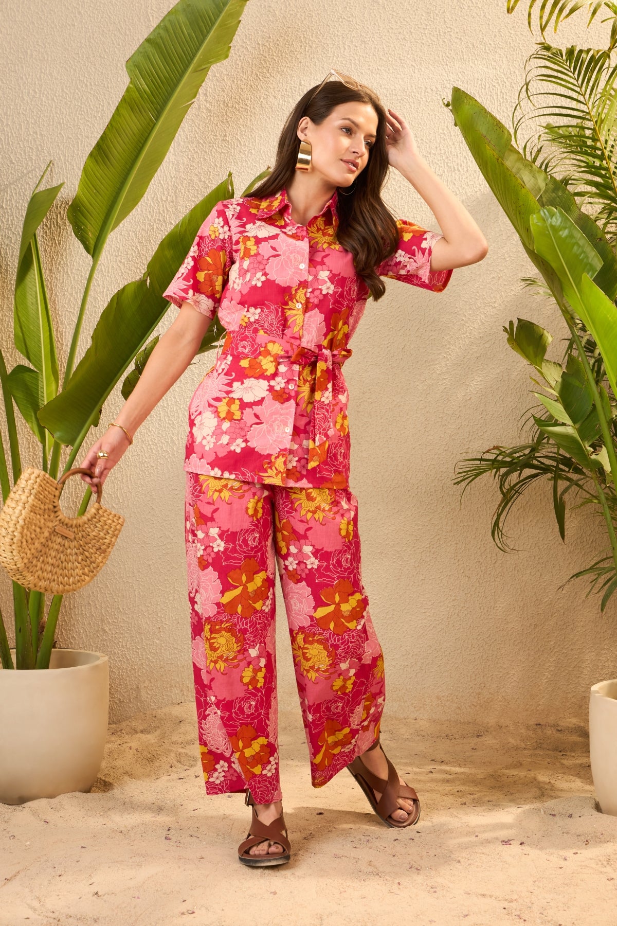 IMANA Women Cotton Printed Co-Ord Set