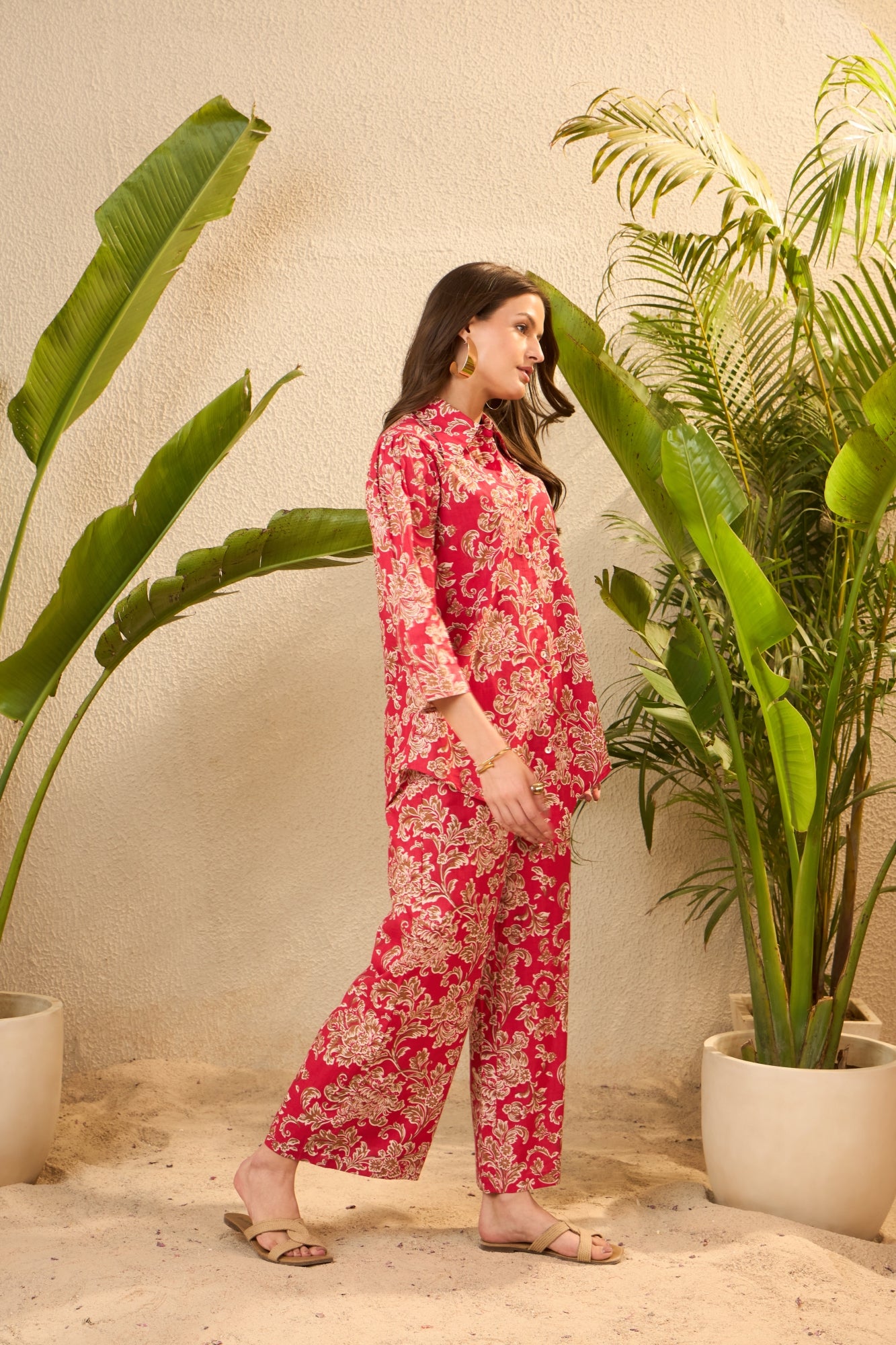 IMANA Women Cotton Printed Co-Ord Set