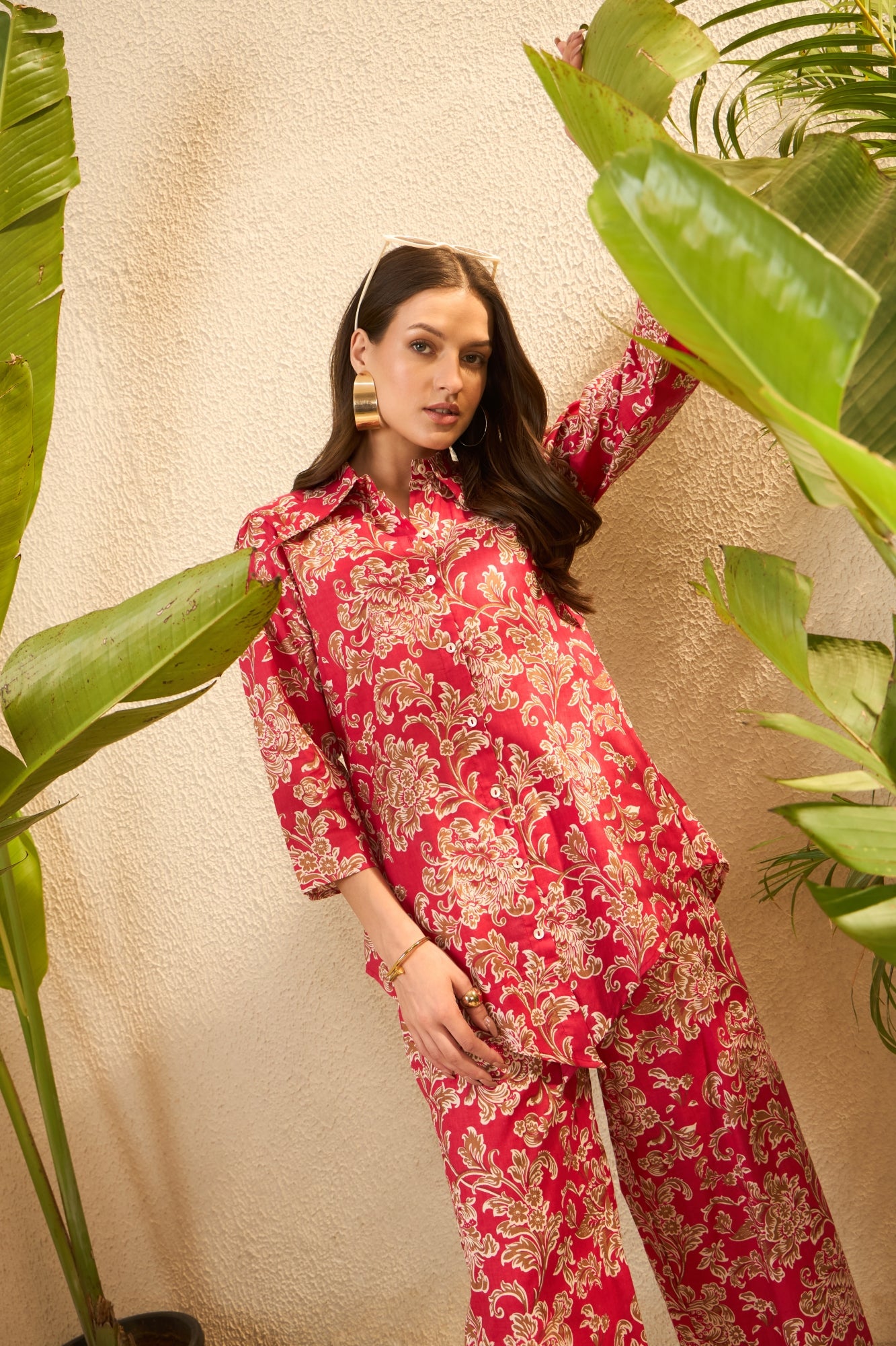 IMANA Women Cotton Printed Co-Ord Set