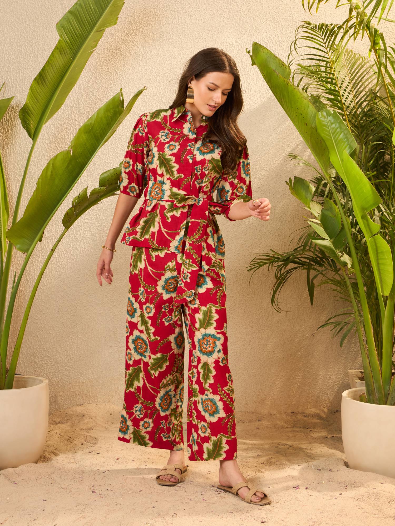 IMANA Women Cotton Printed Co-Ord Set
