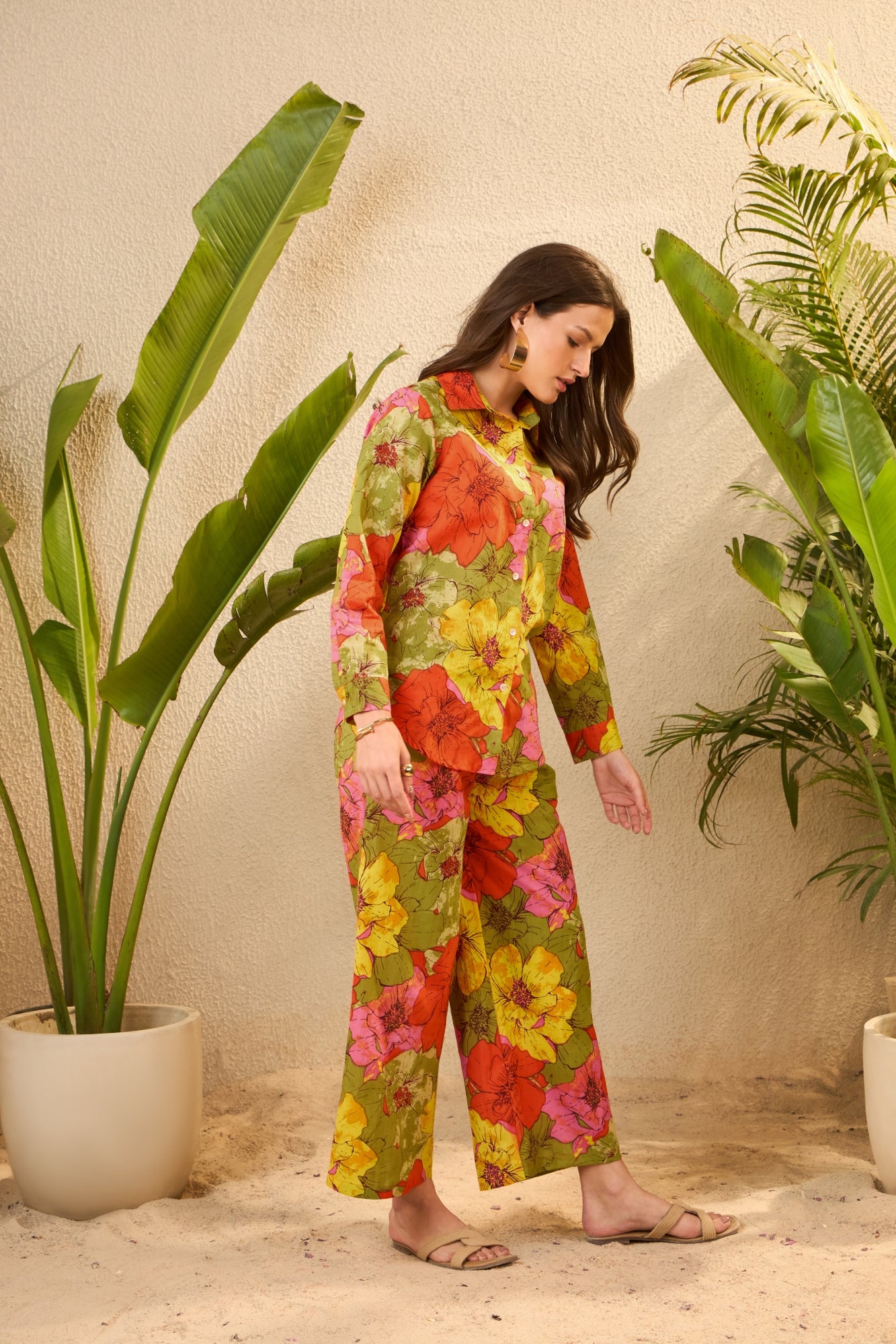 IMANA Women Cotton Printed Co-Ord Set