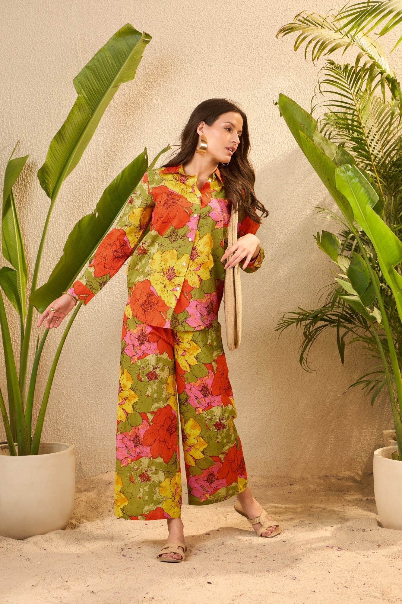 IMANA Women Cotton Printed Co-Ord Set