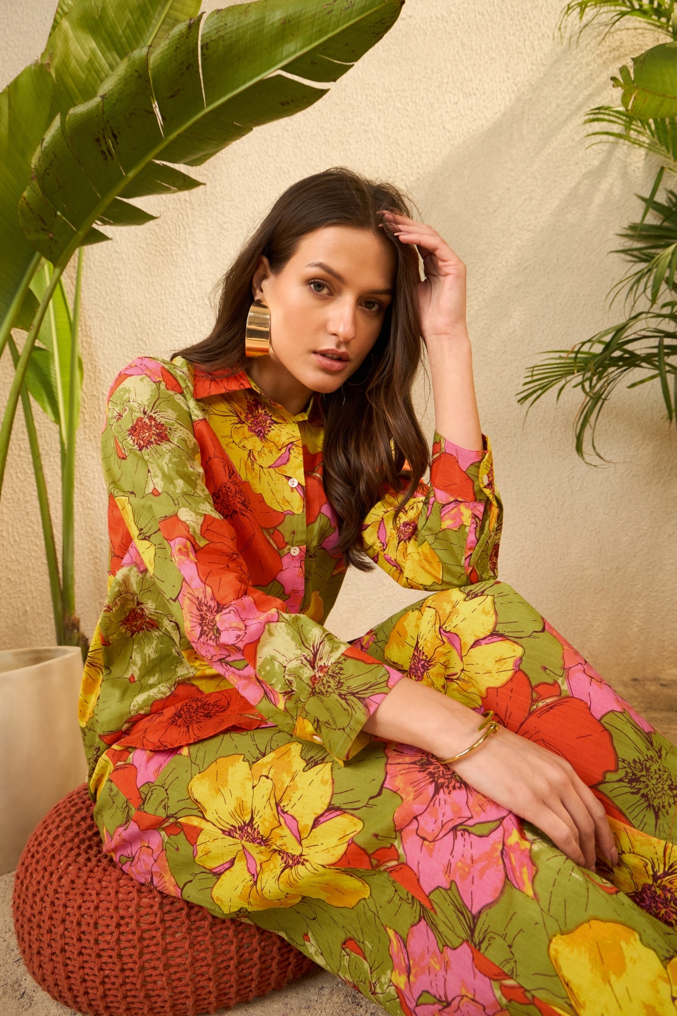 IMANA Women Cotton Printed Co-Ord Set
