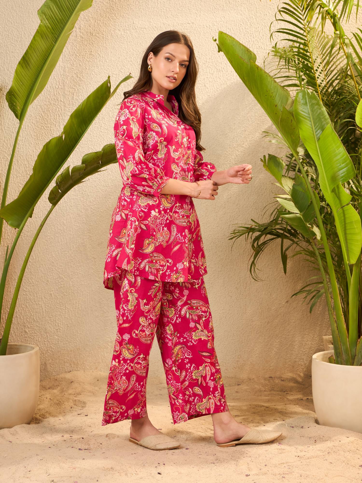 IMANA Women Cotton Printed Co-Ord Set