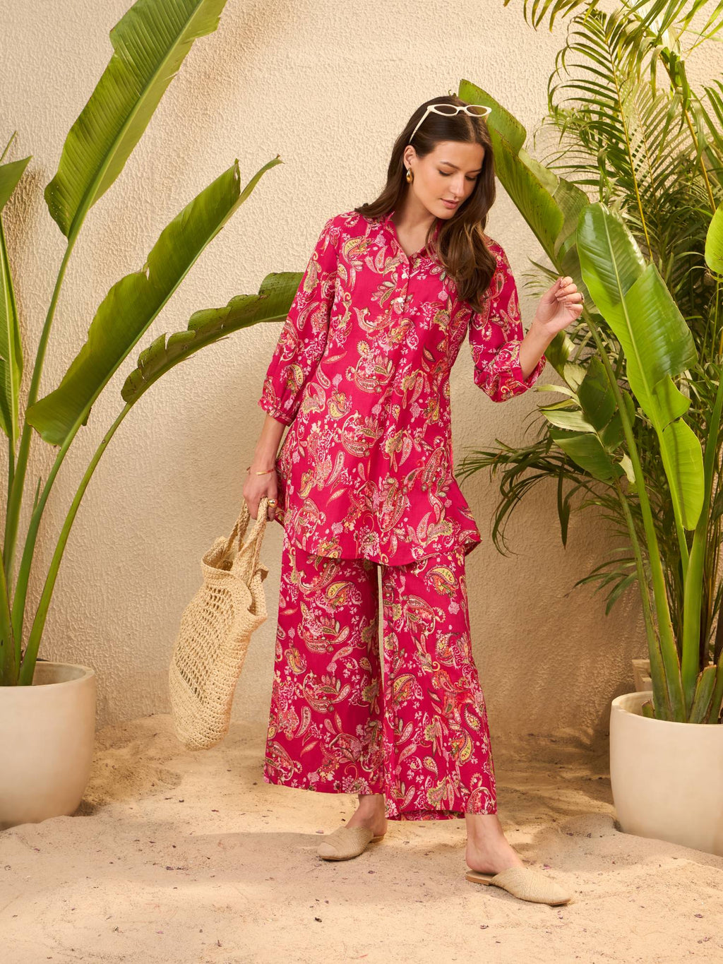 IMANA Women Cotton Printed Co-Ord Set