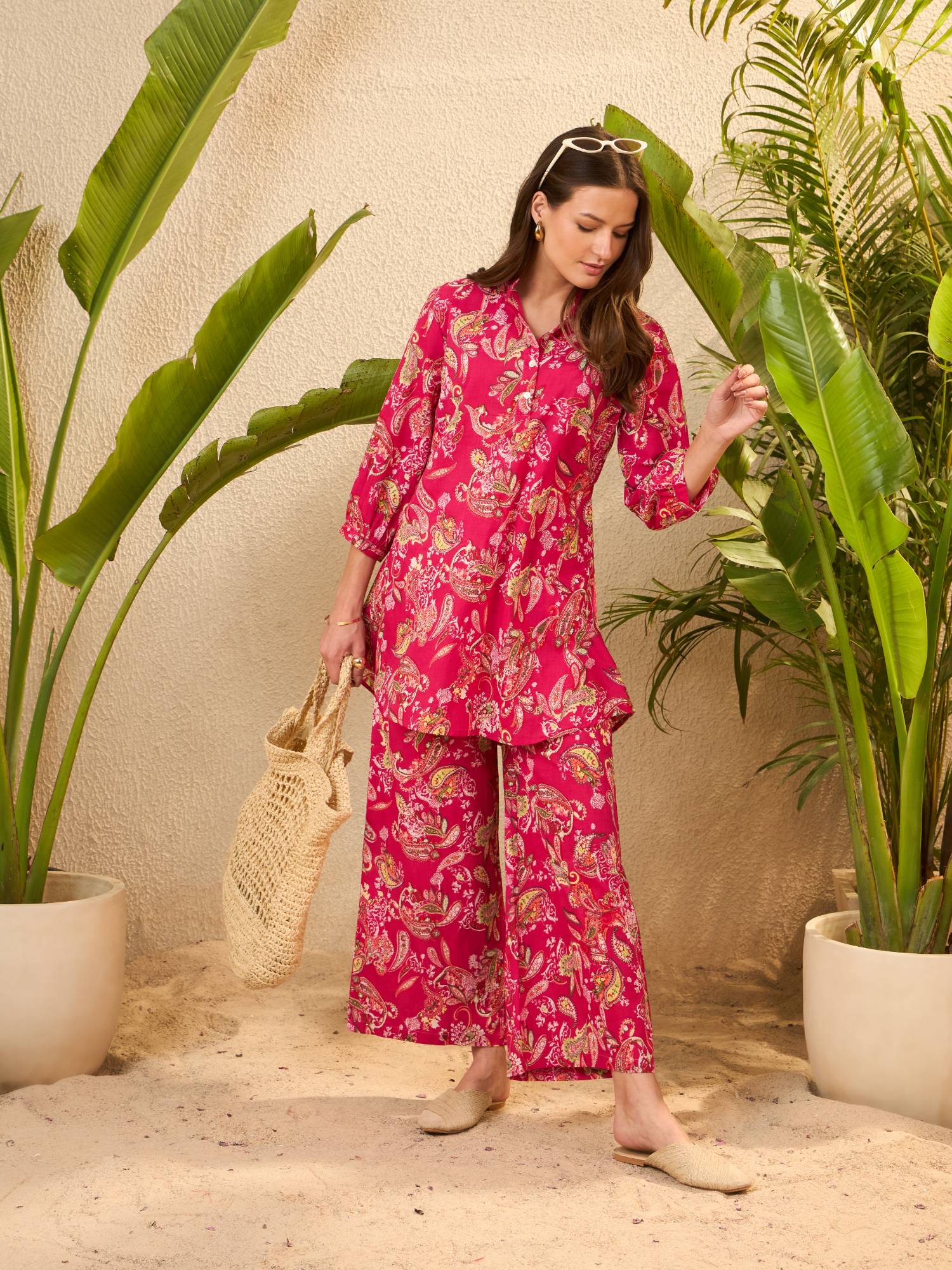 IMANA Women Cotton Printed Co-Ord Set