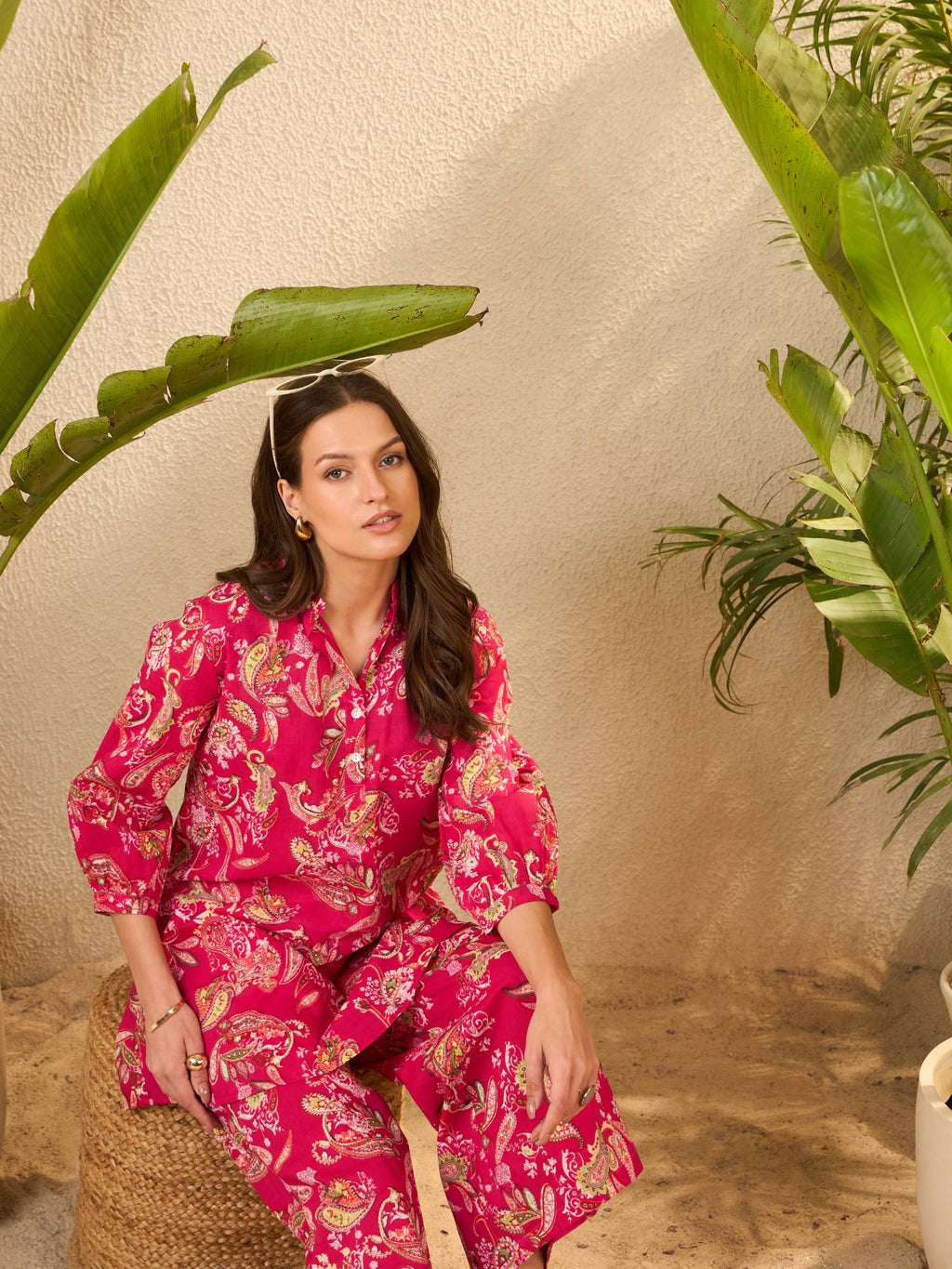 IMANA Women Cotton Printed Co-Ord Set