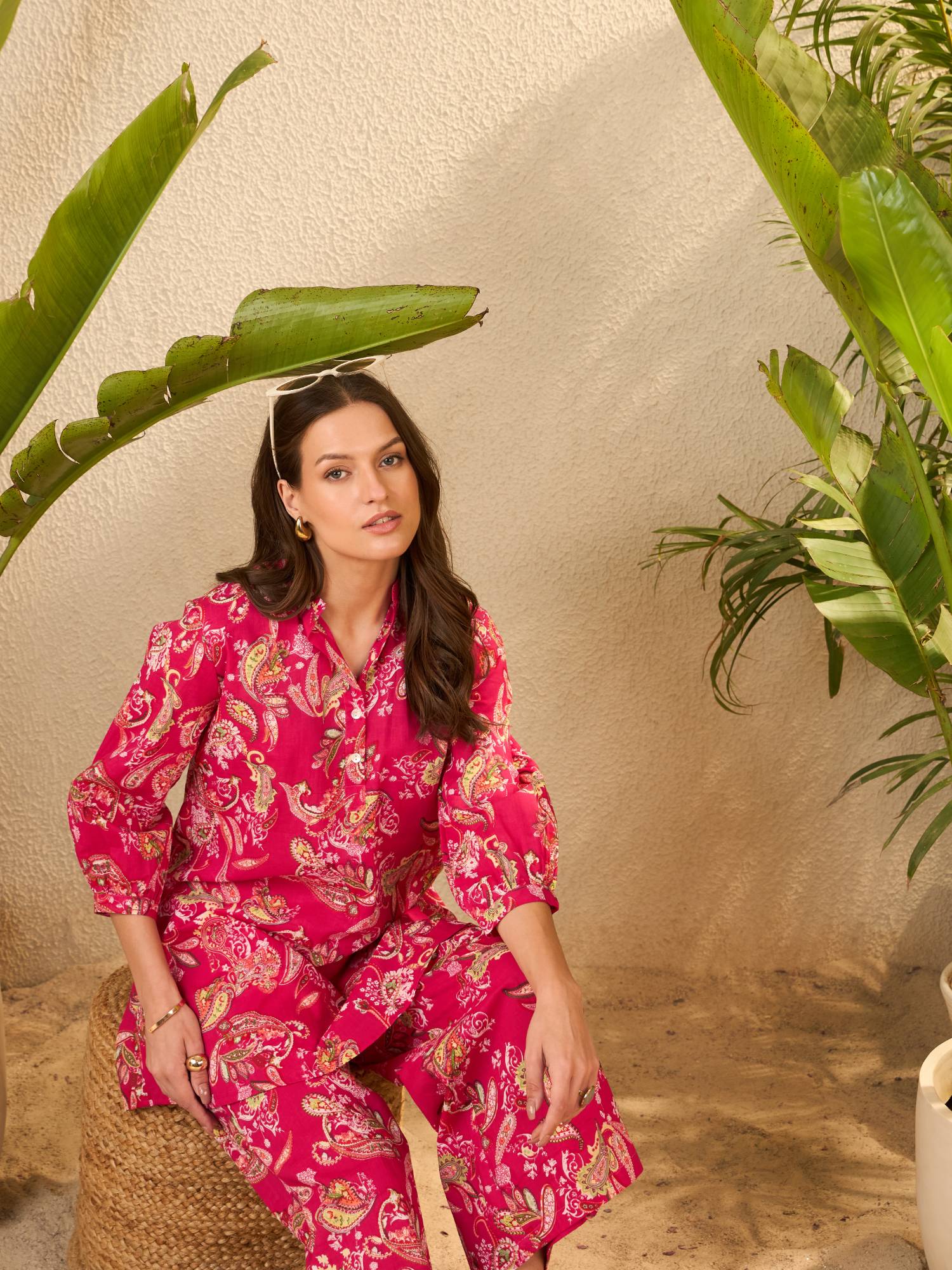 IMANA Women Cotton Printed Co-Ord Set