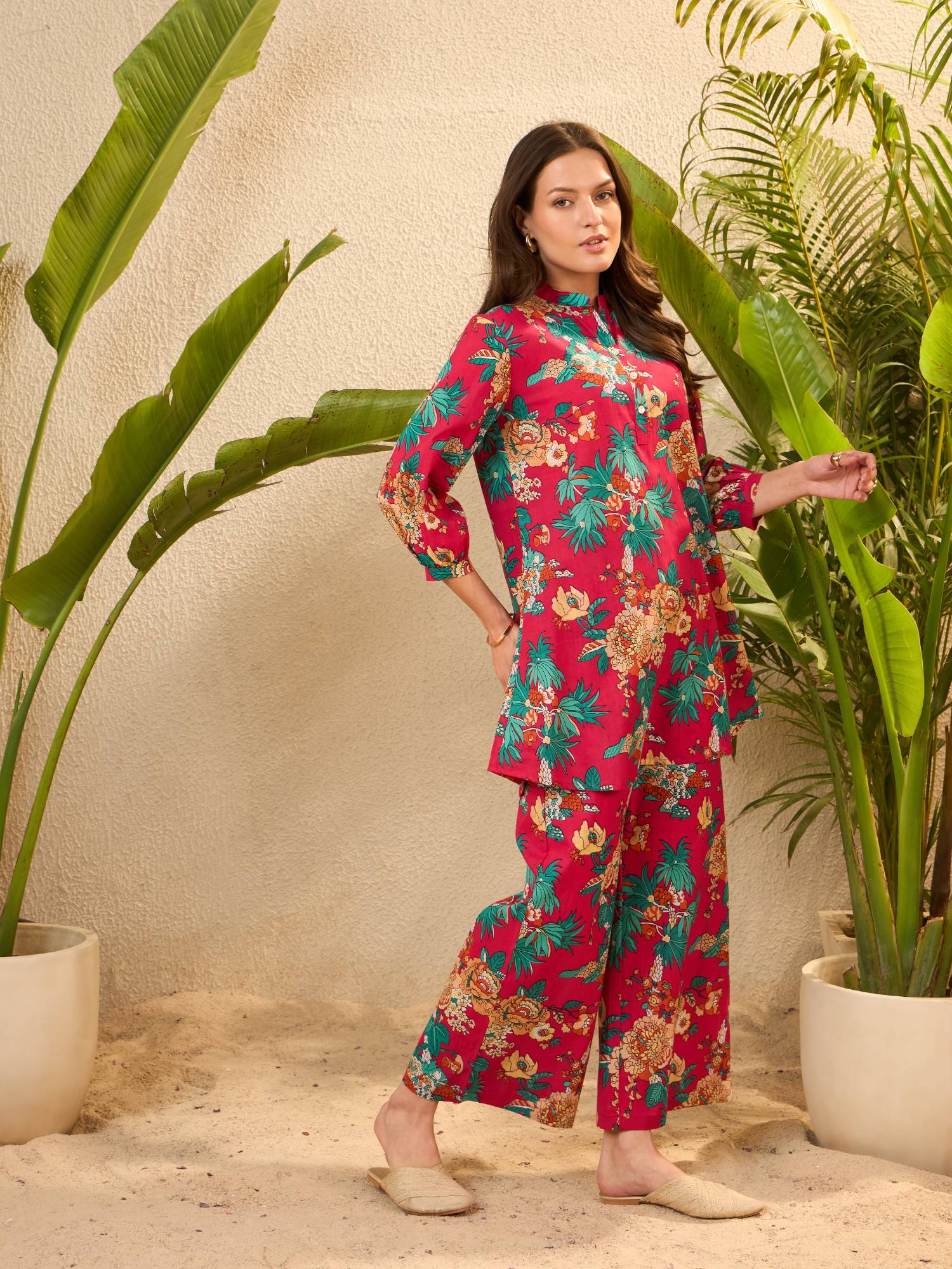 IMANA Women Cotton Printed Co-Ord Set