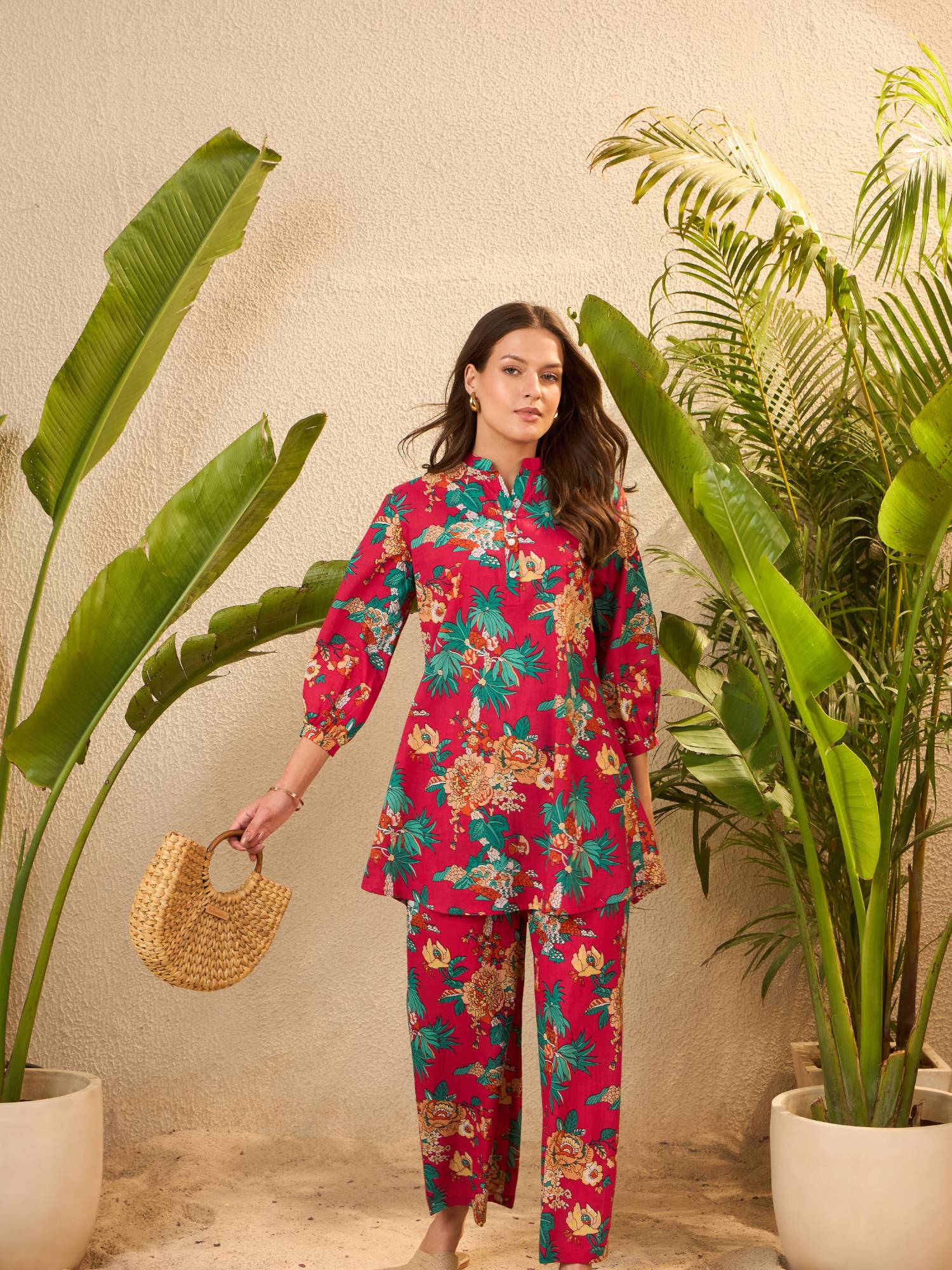 IMANA Women Cotton Printed Co-Ord Set