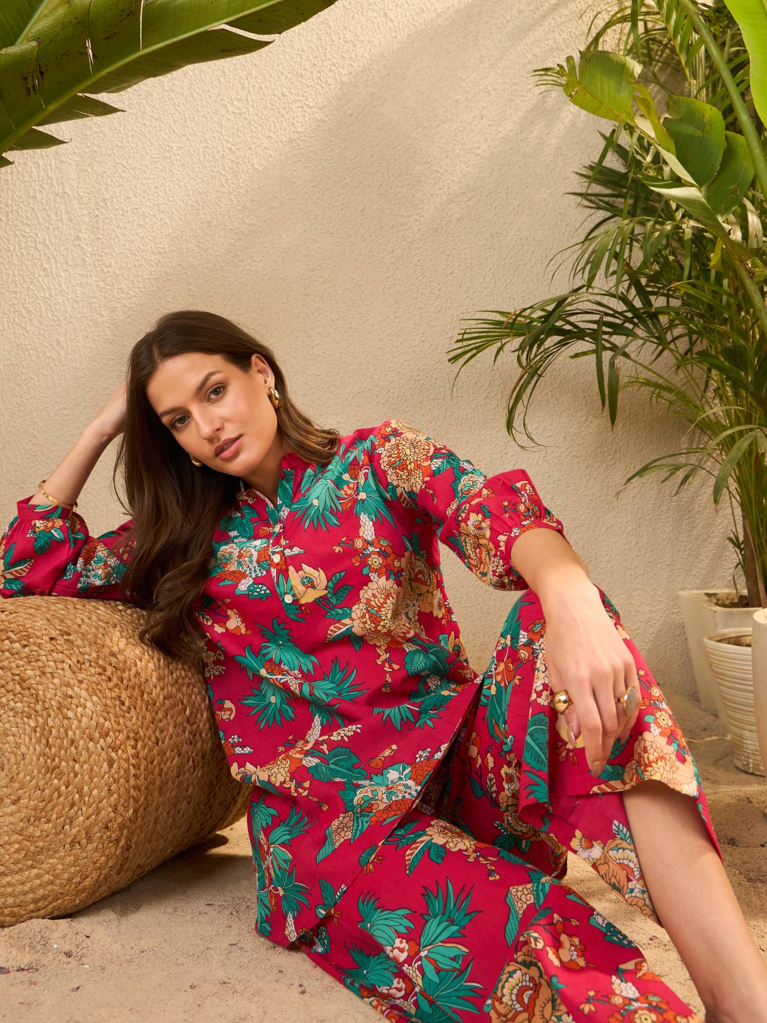 IMANA Women Cotton Printed Co-Ord Set