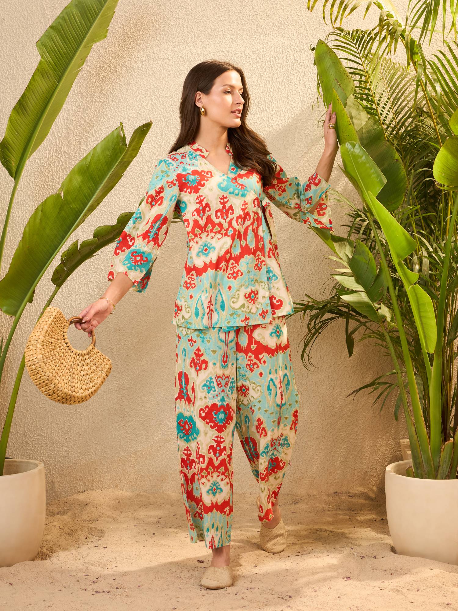 IMANA Women Cotton Printed Co-Ord Set