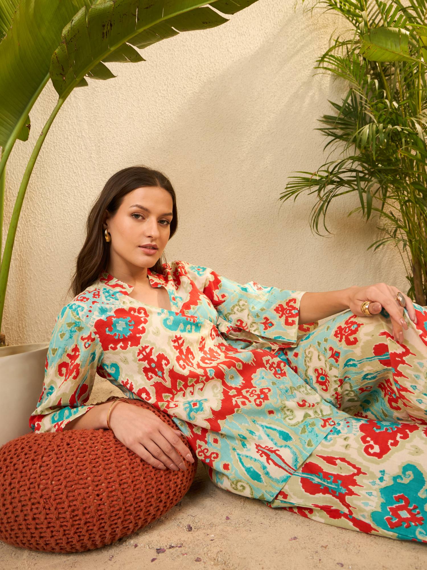 IMANA Women Cotton Printed Co-Ord Set