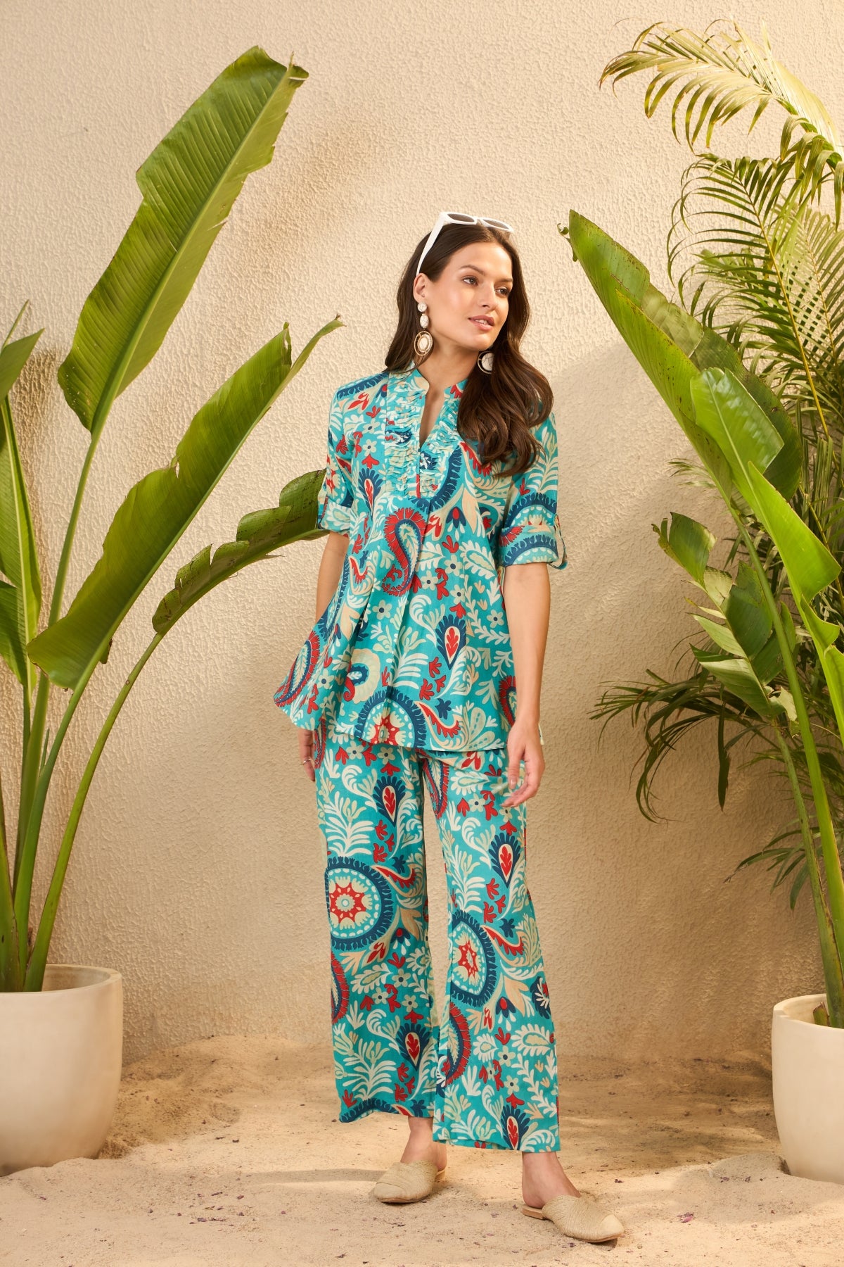 IMANA Women Cotton Printed Co-Ord Set