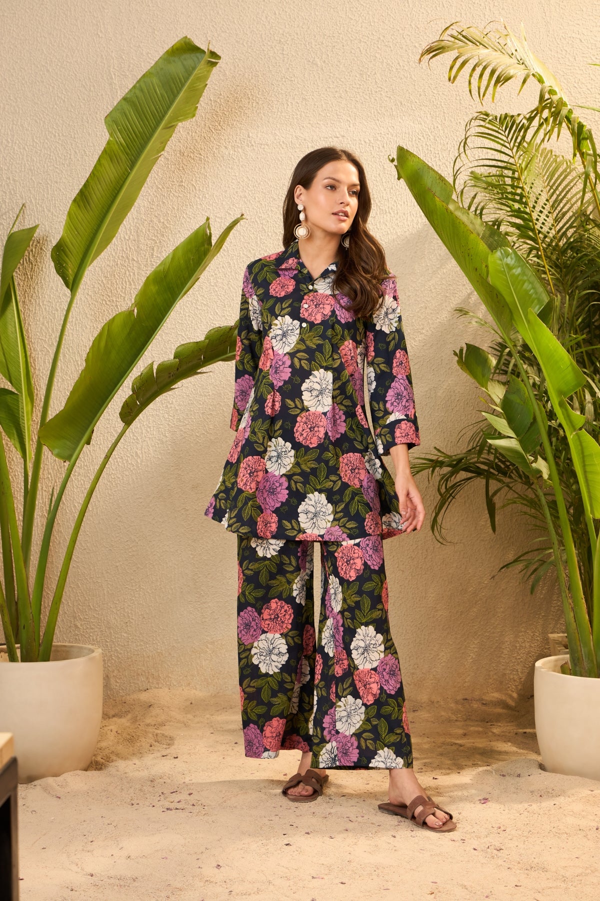 IMANA Women Cotton Printed Co-Ord Set