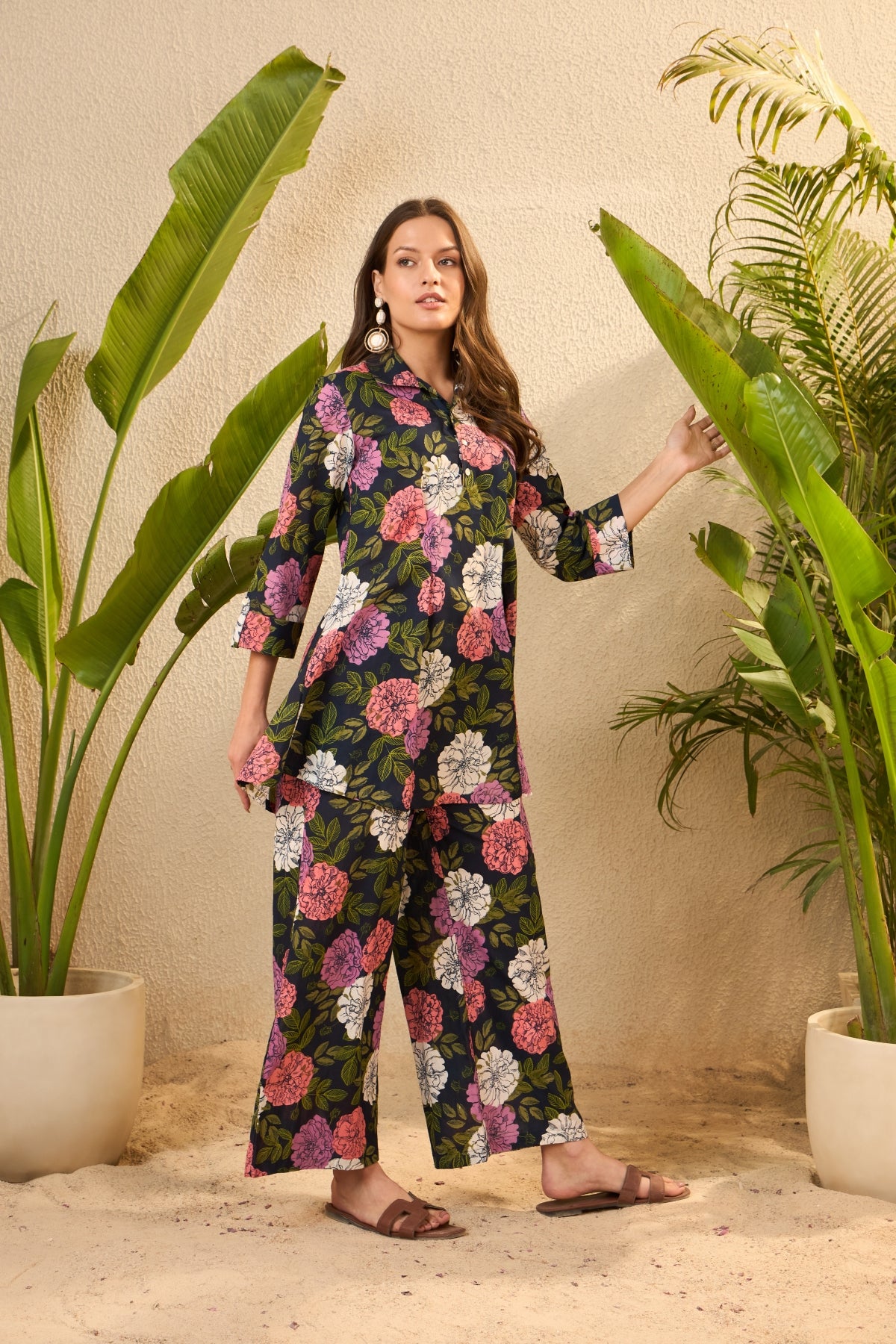 IMANA Women Cotton Printed Co-Ord Set