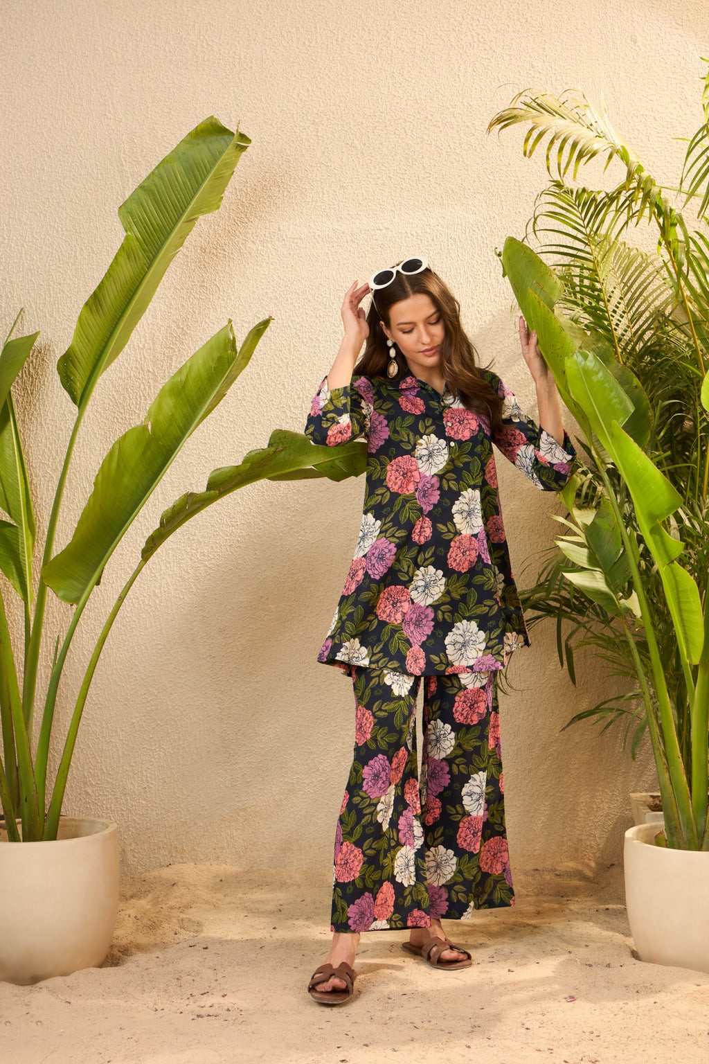 IMANA Women Cotton Printed Co-Ord Set