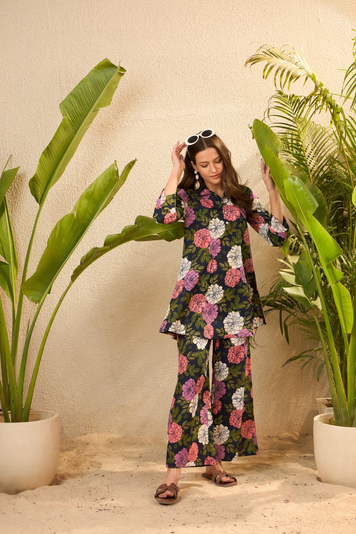 IMANA Women Cotton Printed Co-Ord Set