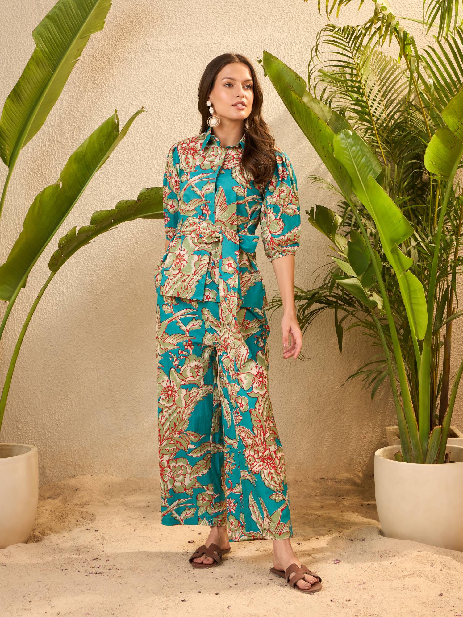 IMANA Women Cotton Printed Co-Ord Set