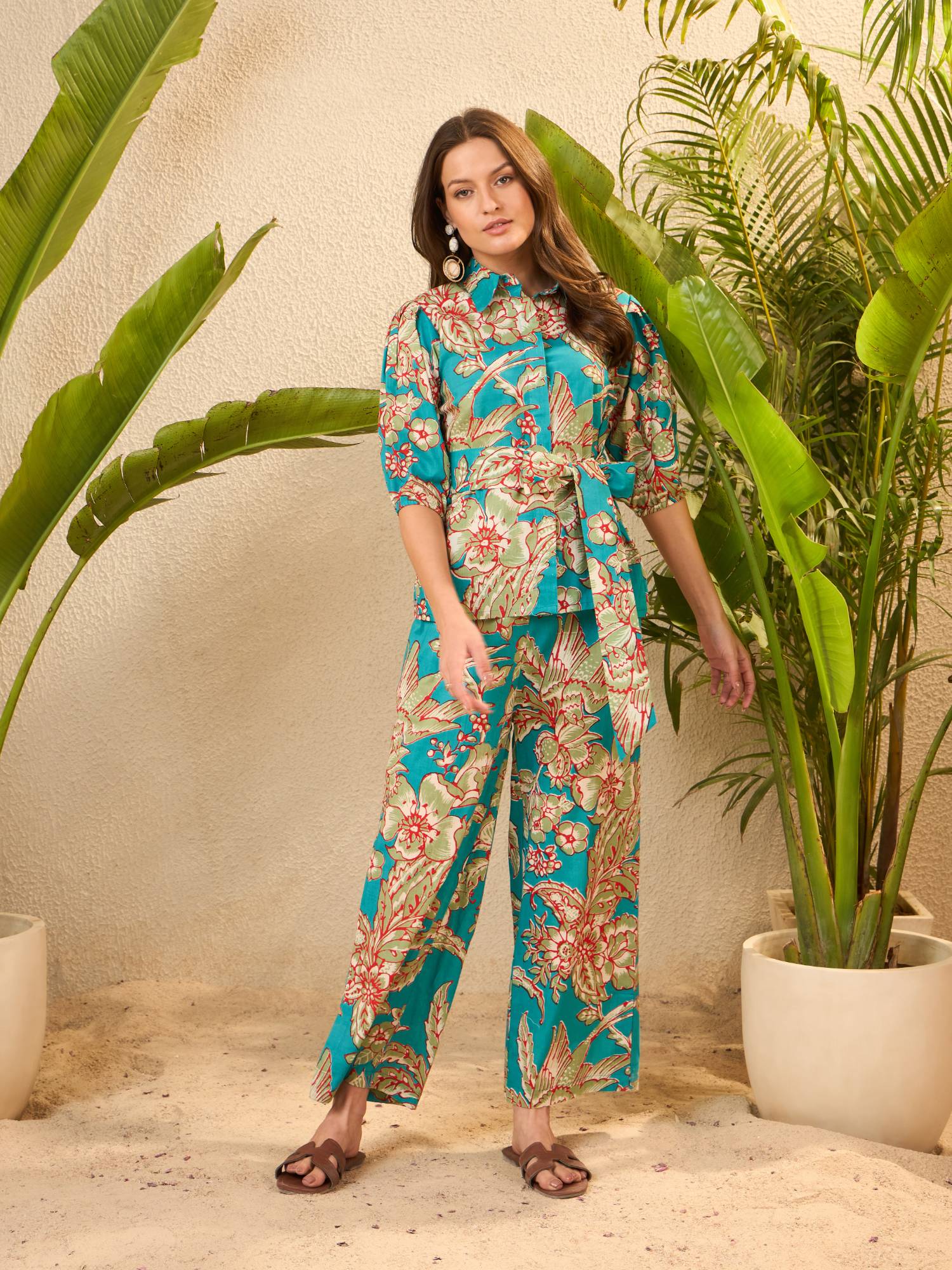 IMANA Women Cotton Printed Co-Ord Set