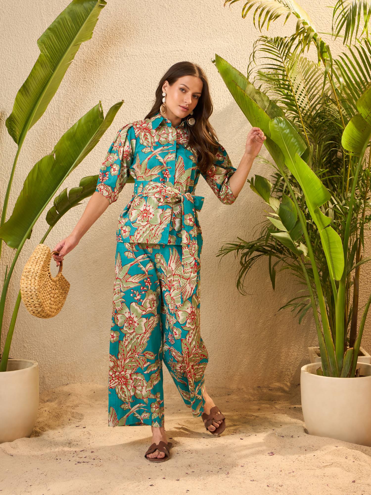 IMANA Women Cotton Printed Co-Ord Set