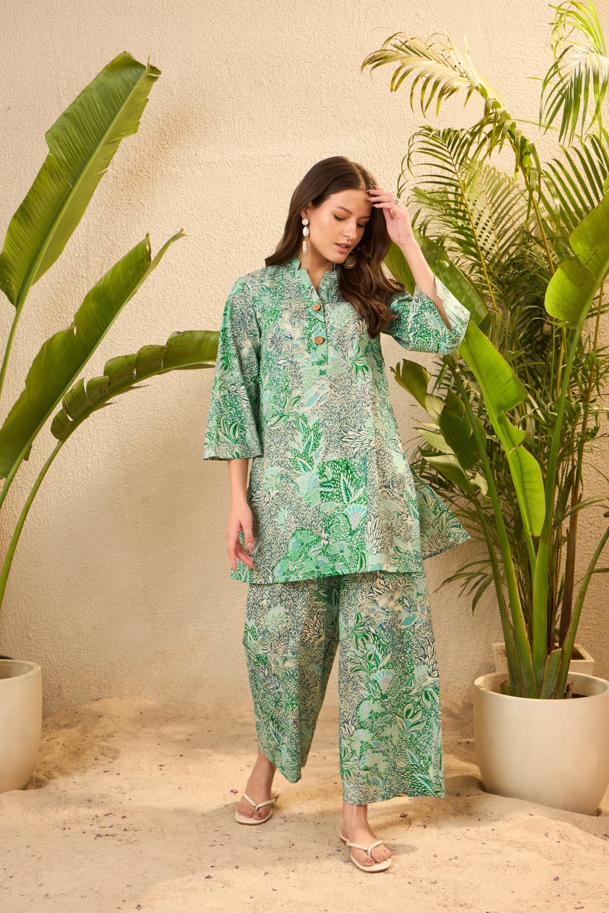 IMANA Women Cotton Printed Co-Ord Set
