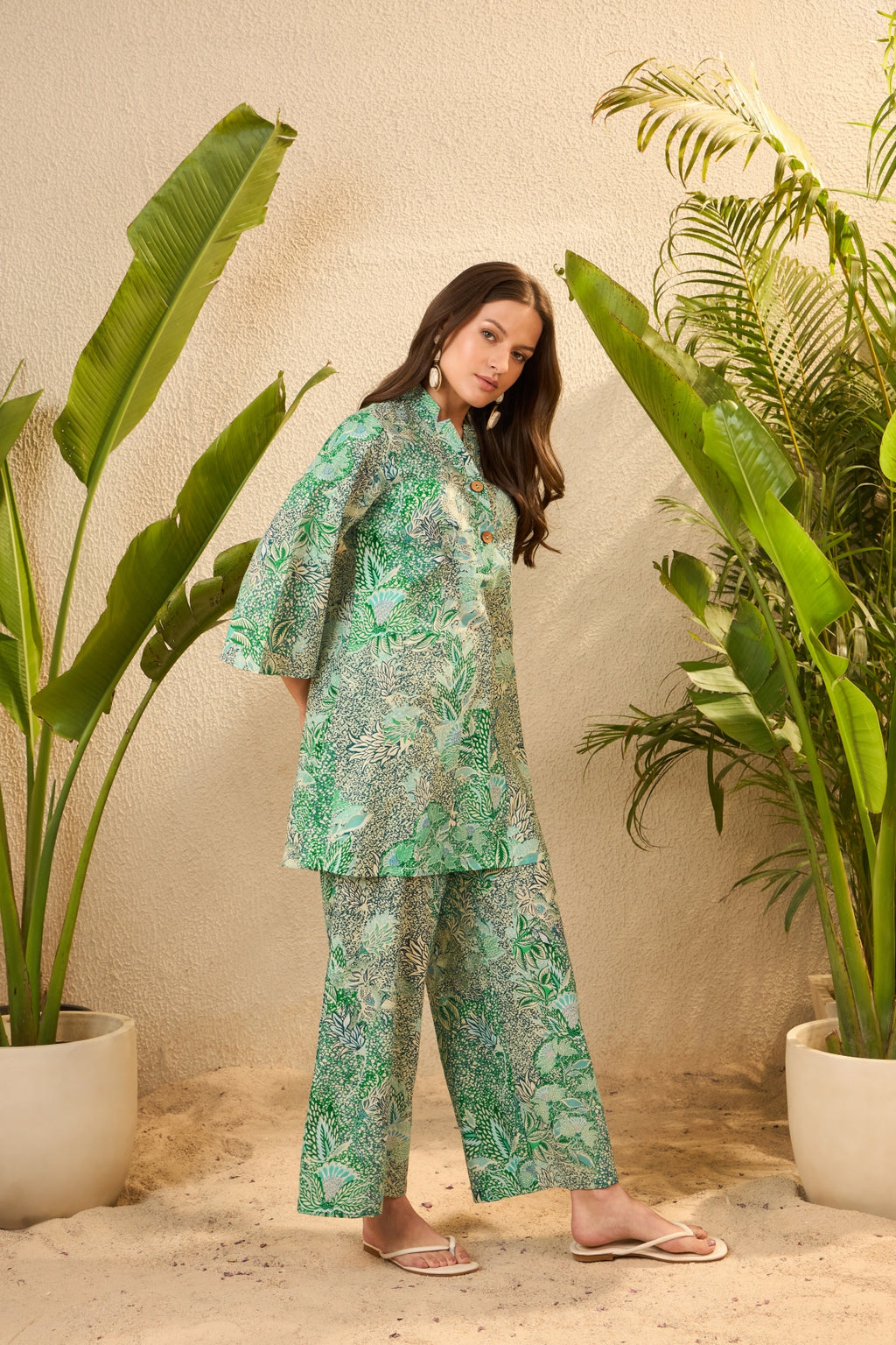IMANA Women Cotton Printed Co-Ord Set